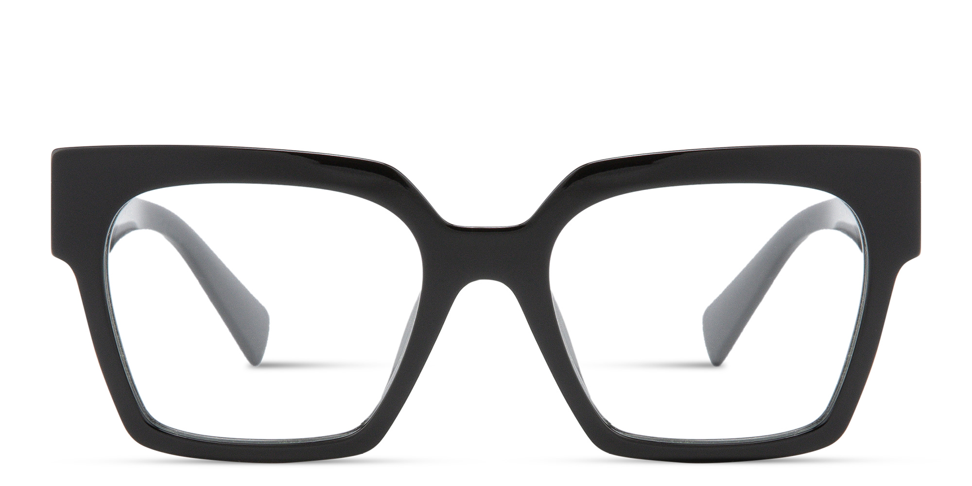 MIU MIU Square Eyeglasses in Black – Product Photo 1