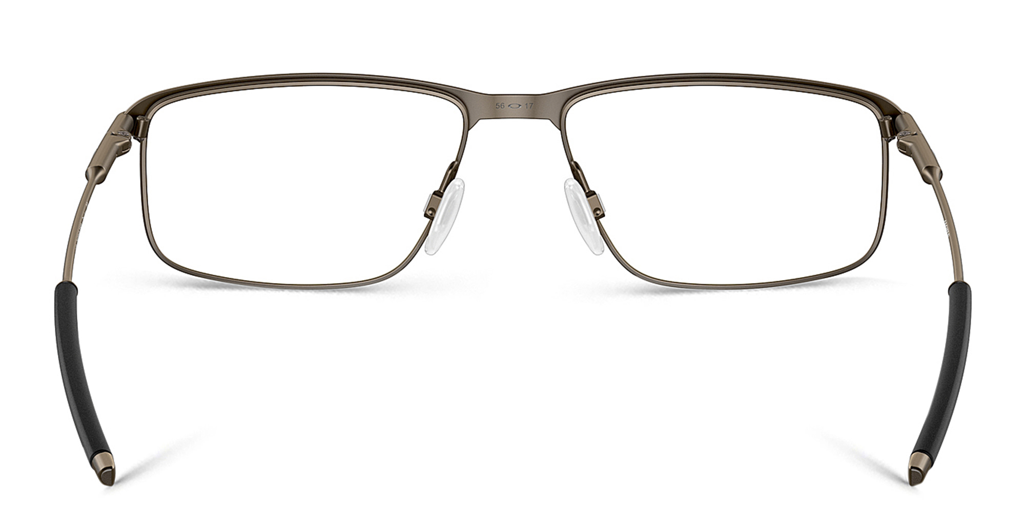 Oakley Socket Ti Rectangle Eyeglasses in Pewter – Product Photo 4