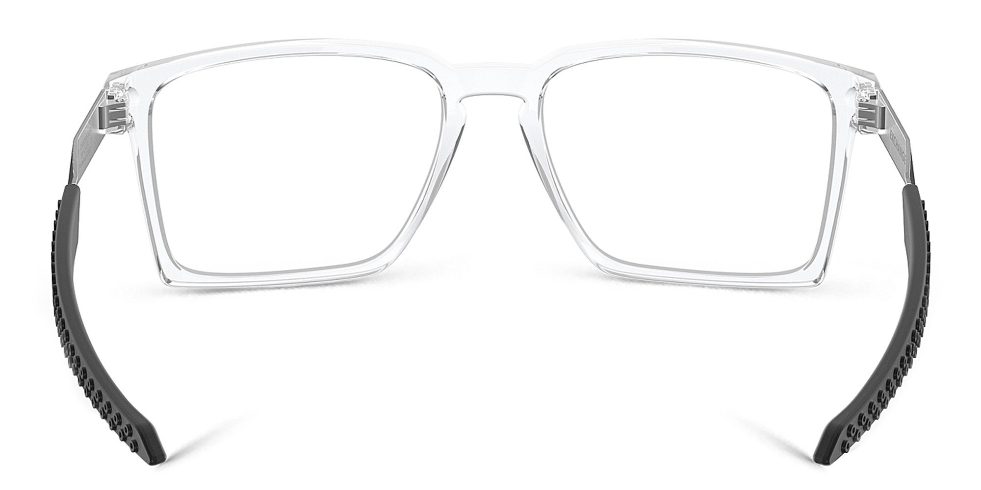 Shop Oakley Rectangle Eyeglasses in Polished Clear online.