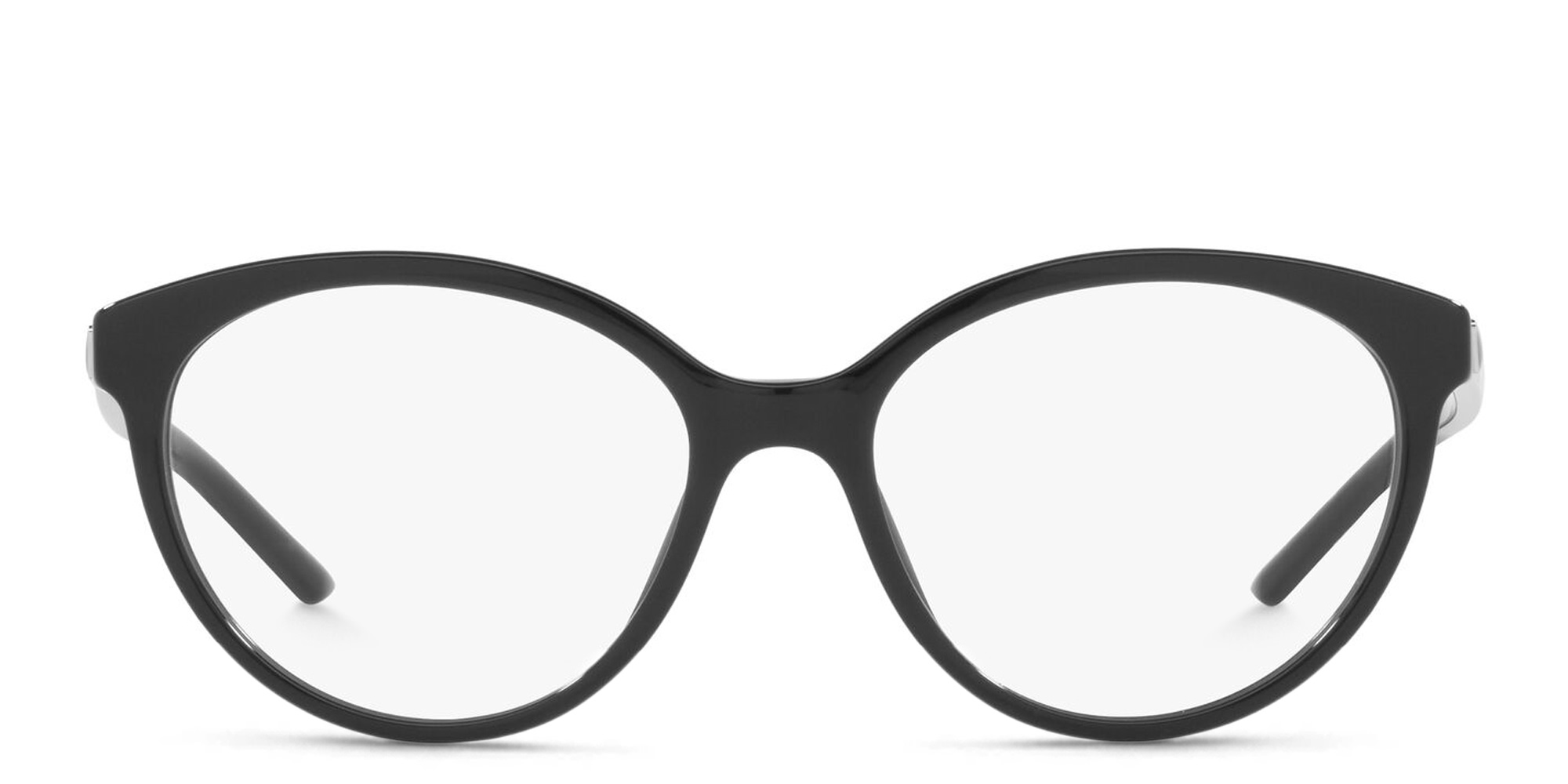 PRADA Round Eyeglasses in Black – Product Photo 1