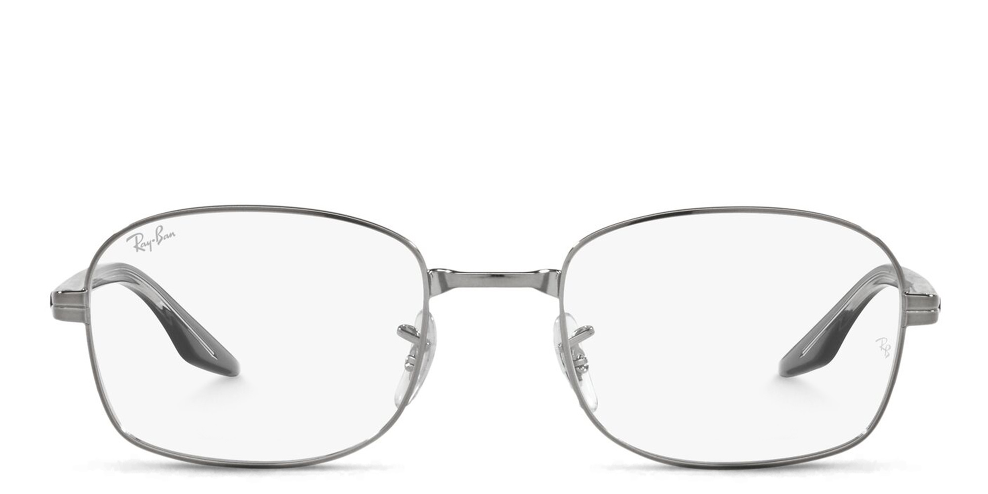 Ray-Ban Unisex Rectangle Eyeglasses in Gunmetal – Product Photo 1