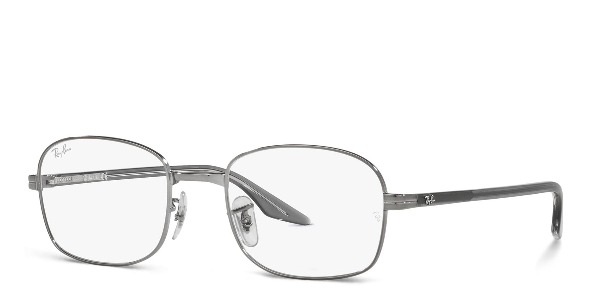 Ray-Ban Unisex Rectangle Eyeglasses in Gunmetal – Product Photo 2