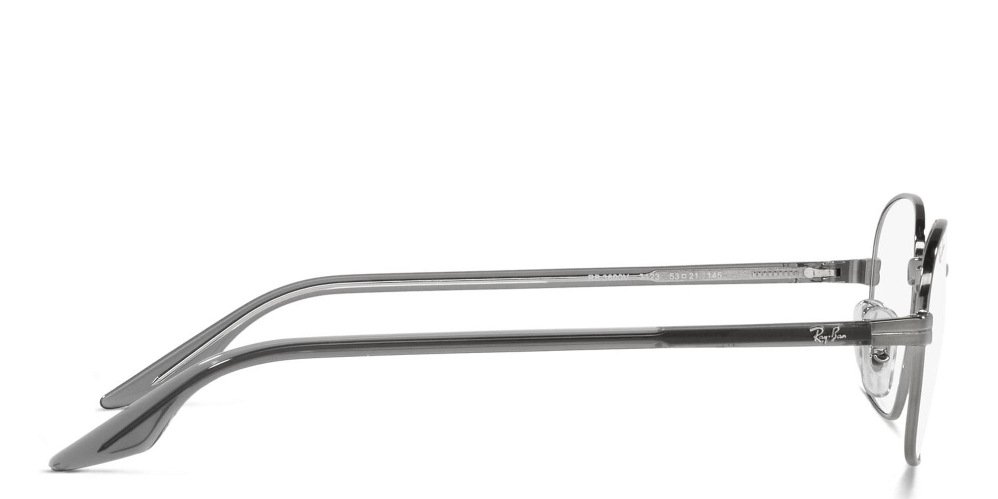 Ray-Ban Unisex Rectangle Eyeglasses in Gunmetal – Product Photo 3