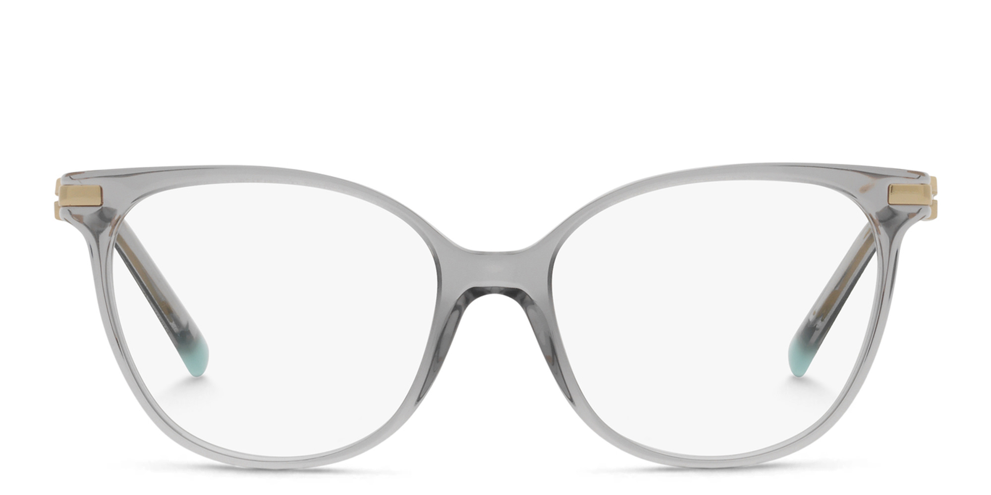 Shop TIFFANY Cat-Eye Eyeglasses in Crystal Grey online.