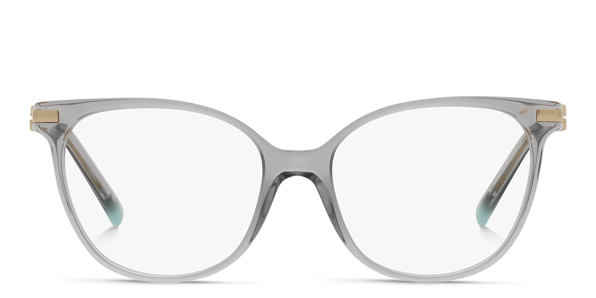 تسوق نظارات طبية تيفاني فيكتوريا طراز كات آي تيفاني أند كو بلون رمادي لامع شفاف أونلاين.