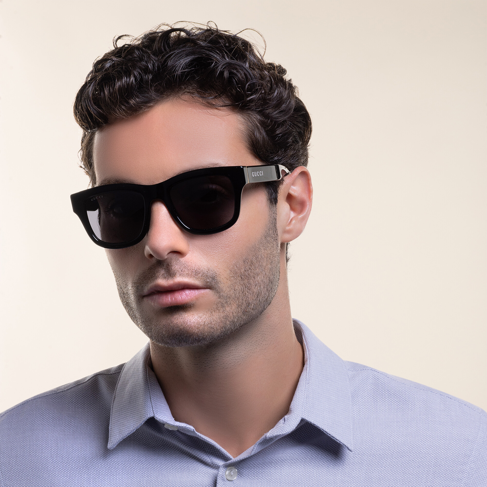 GUCCI Square Sunglasses in Black – Product Photo 5