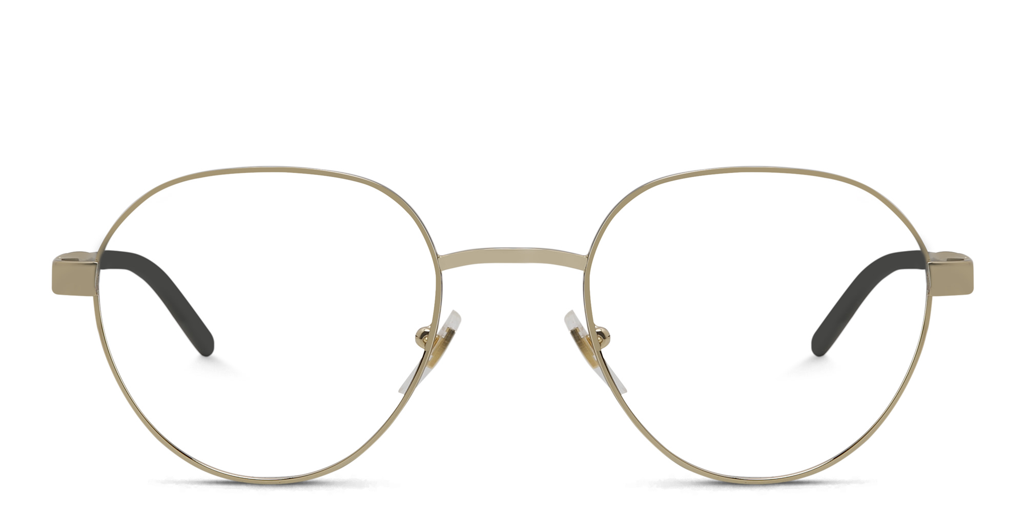 تسوق نظارة طبية بإطار دائري غوتشي بلون ذهبي أونلاين.