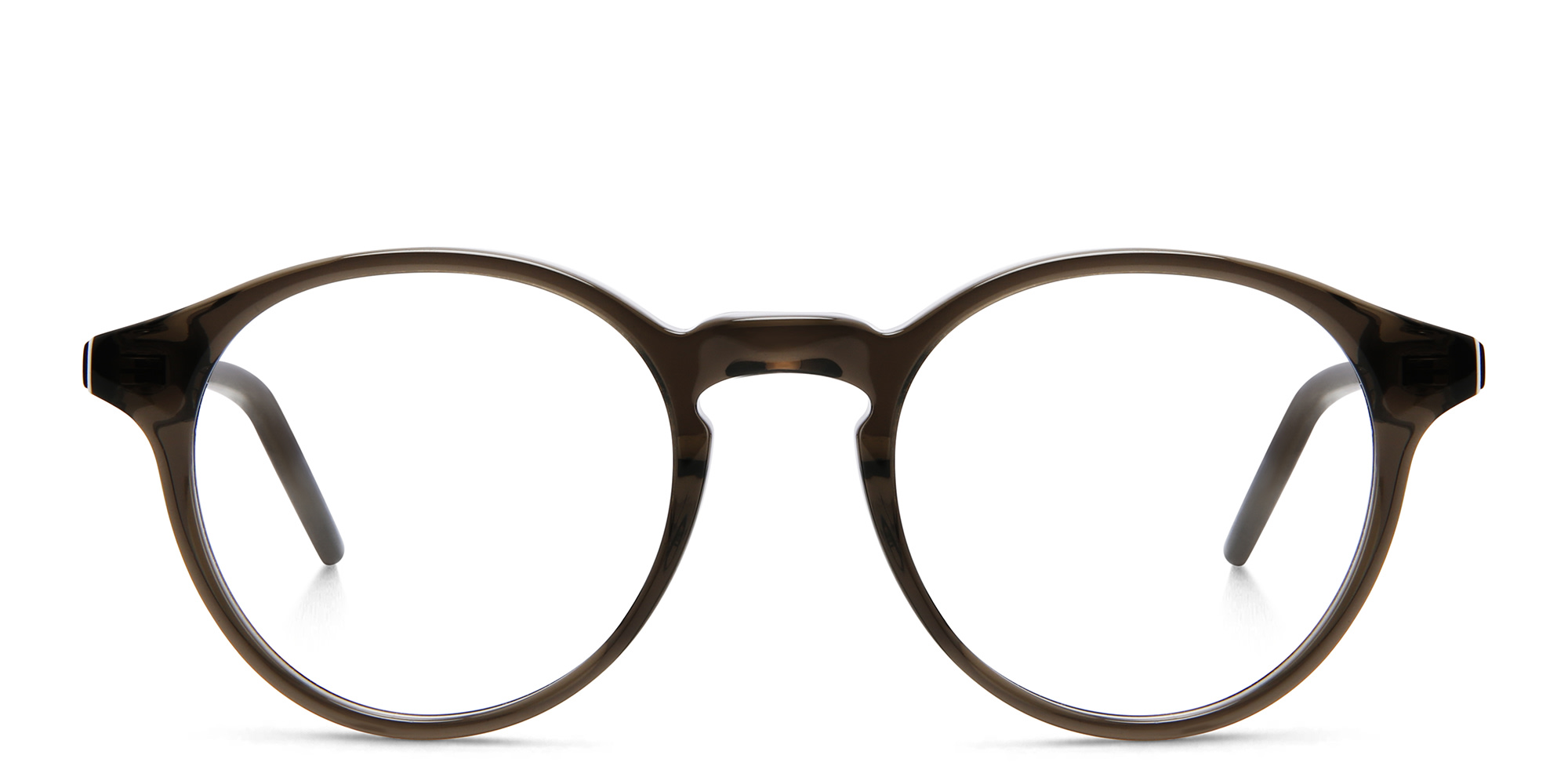 GUCCI Round Eyeglasses in Brown – Product Photo 1