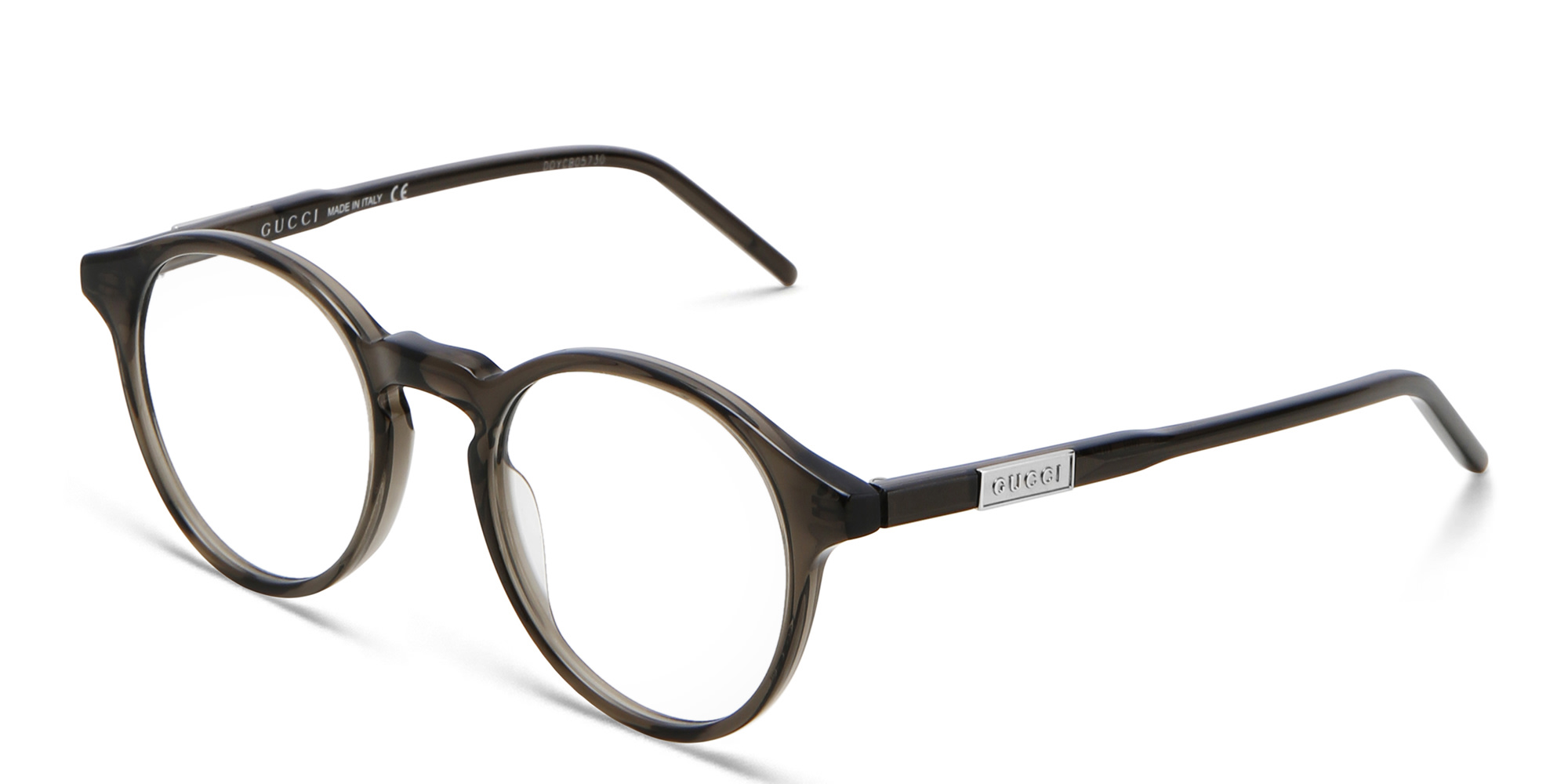 GUCCI Round Eyeglasses in Brown – Product Photo 2