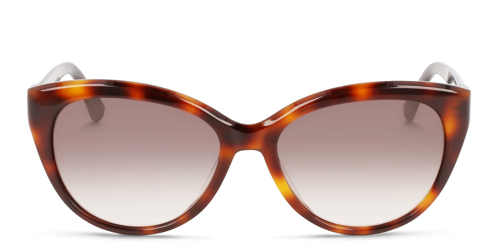 Shop Calvin Klein Cat-Eye Sunglasses in Brown online.