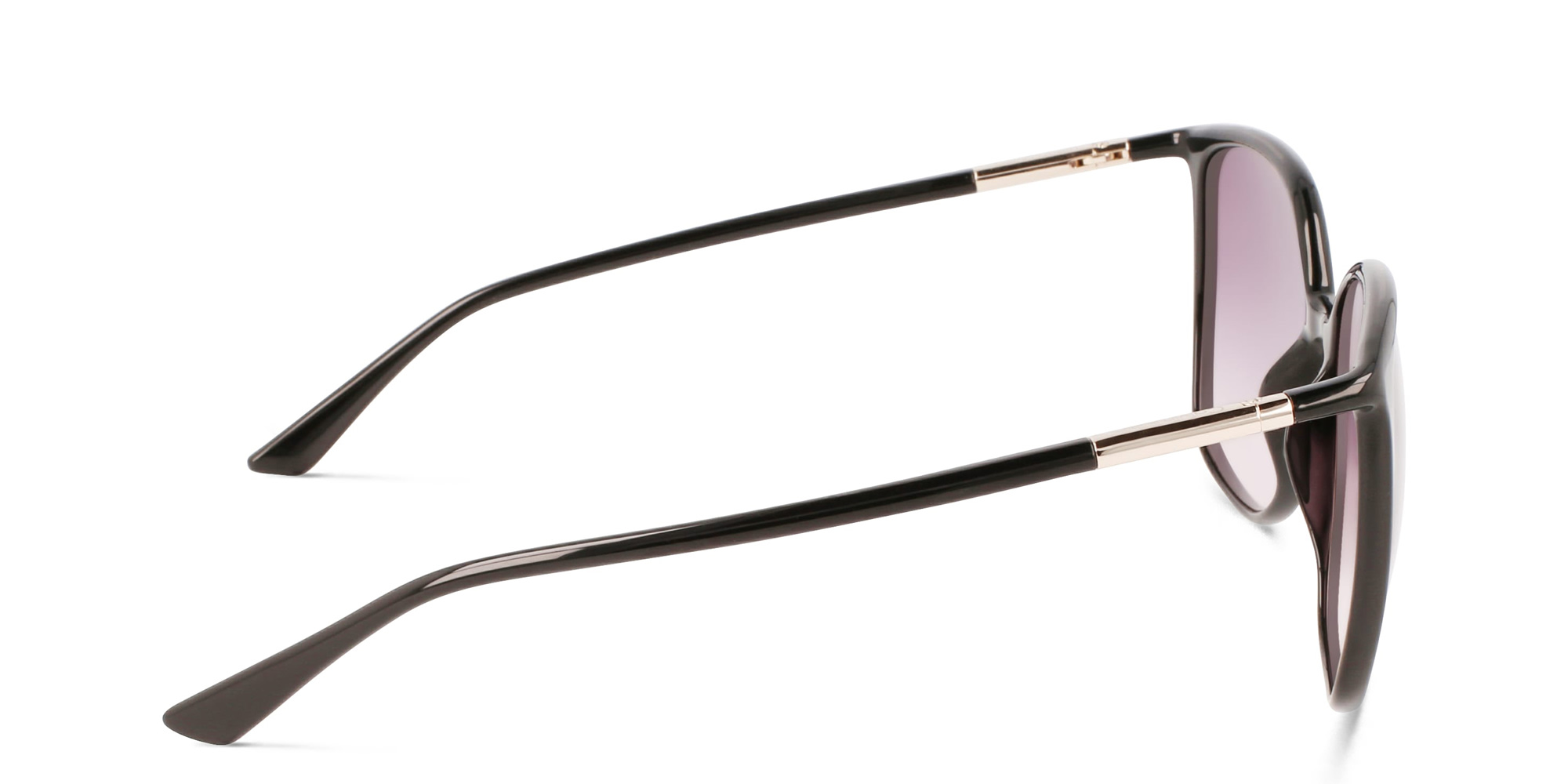 تسوق نظارات شمسية مربّعة كبيرة كالفين كلاين بلون أسود أونلاين.