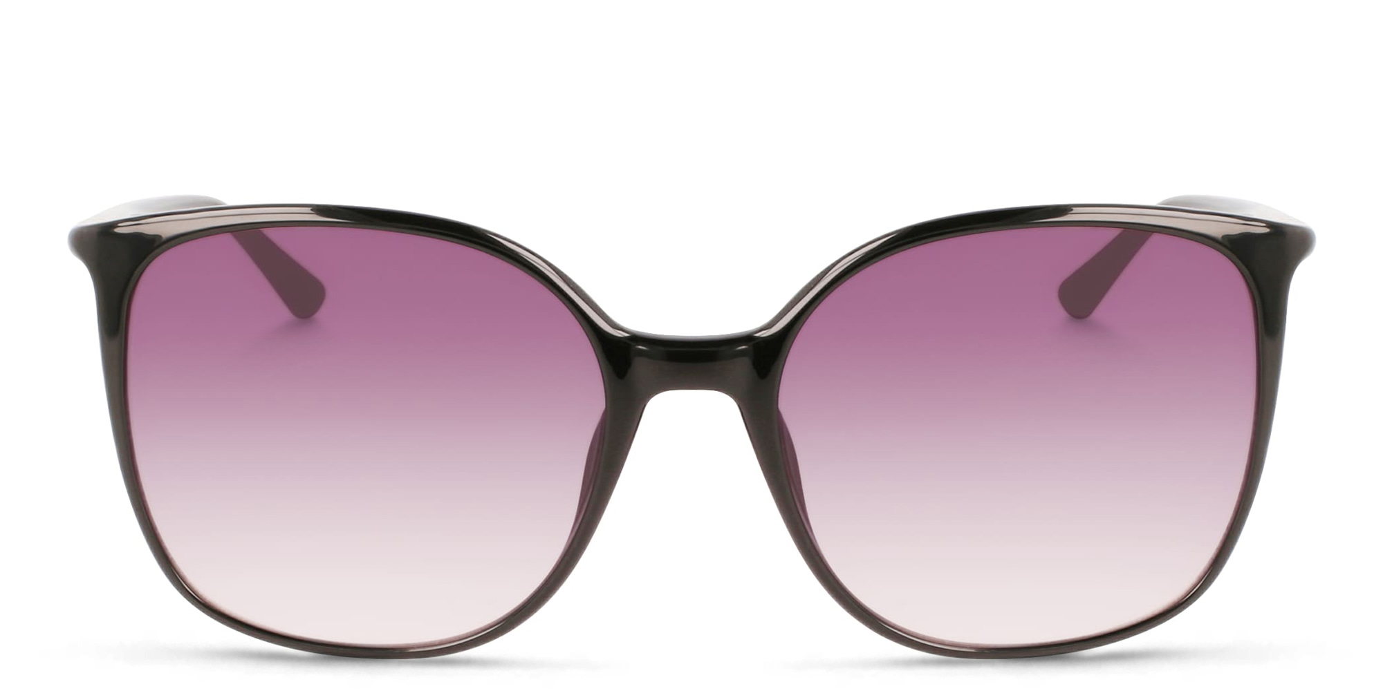 Shop Calvin Klein Oversized Square Sunglasses in Black online.