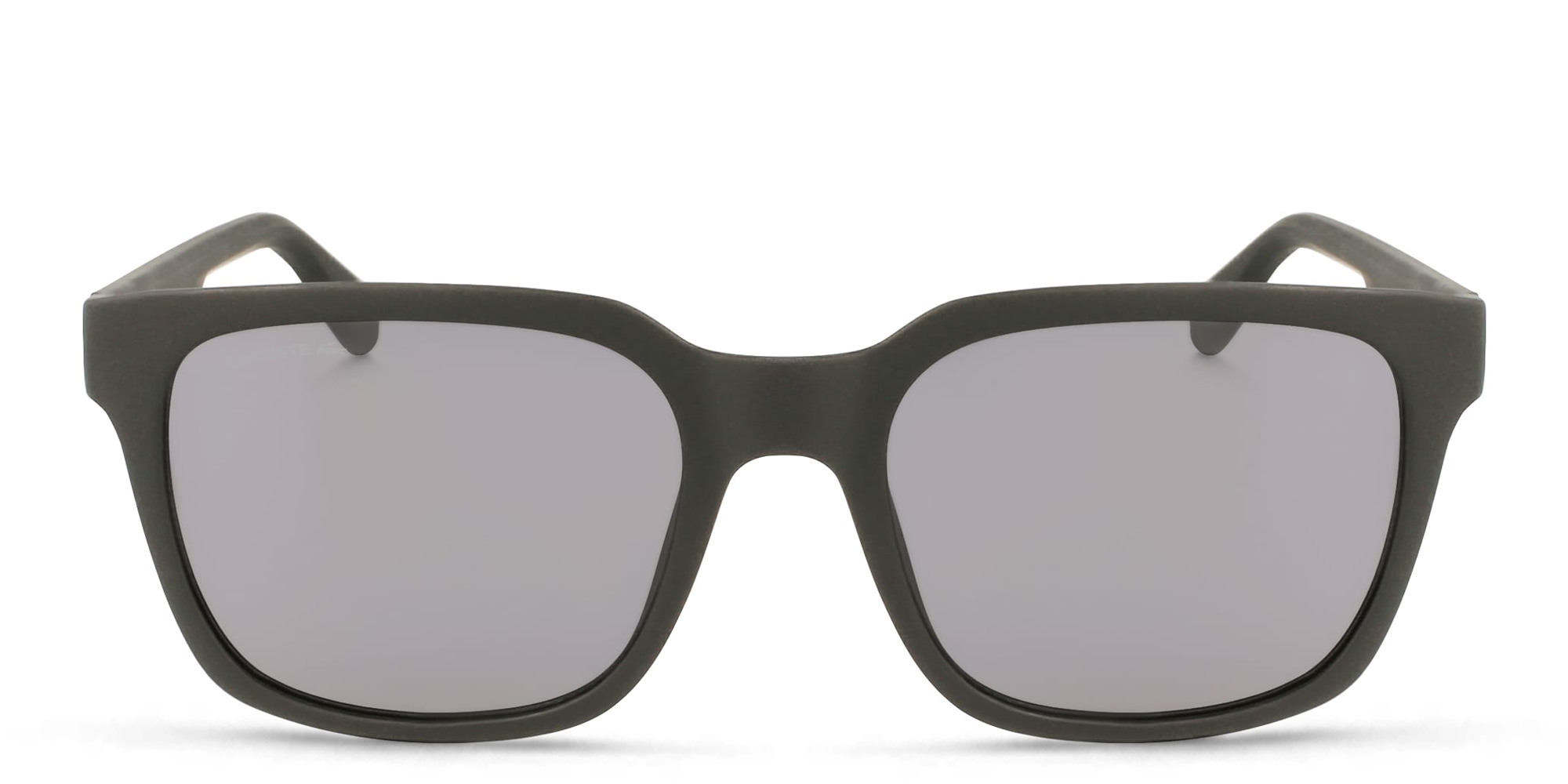 تسوق نظارات شمسية مستطيلة لاكوست بلون أسود أونلاين.