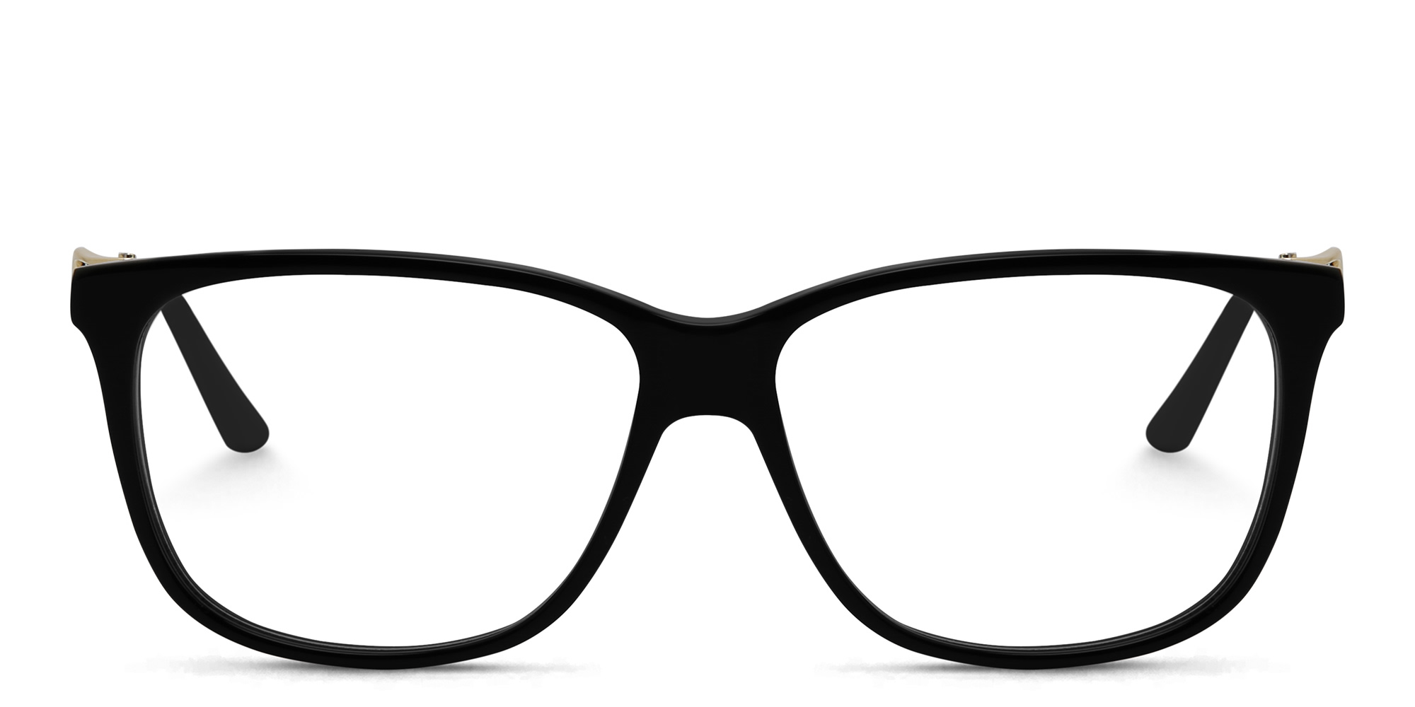 Shop Cartier Signature 'C'de Cartier Wide Rectangle Eyeglasses in Black online.