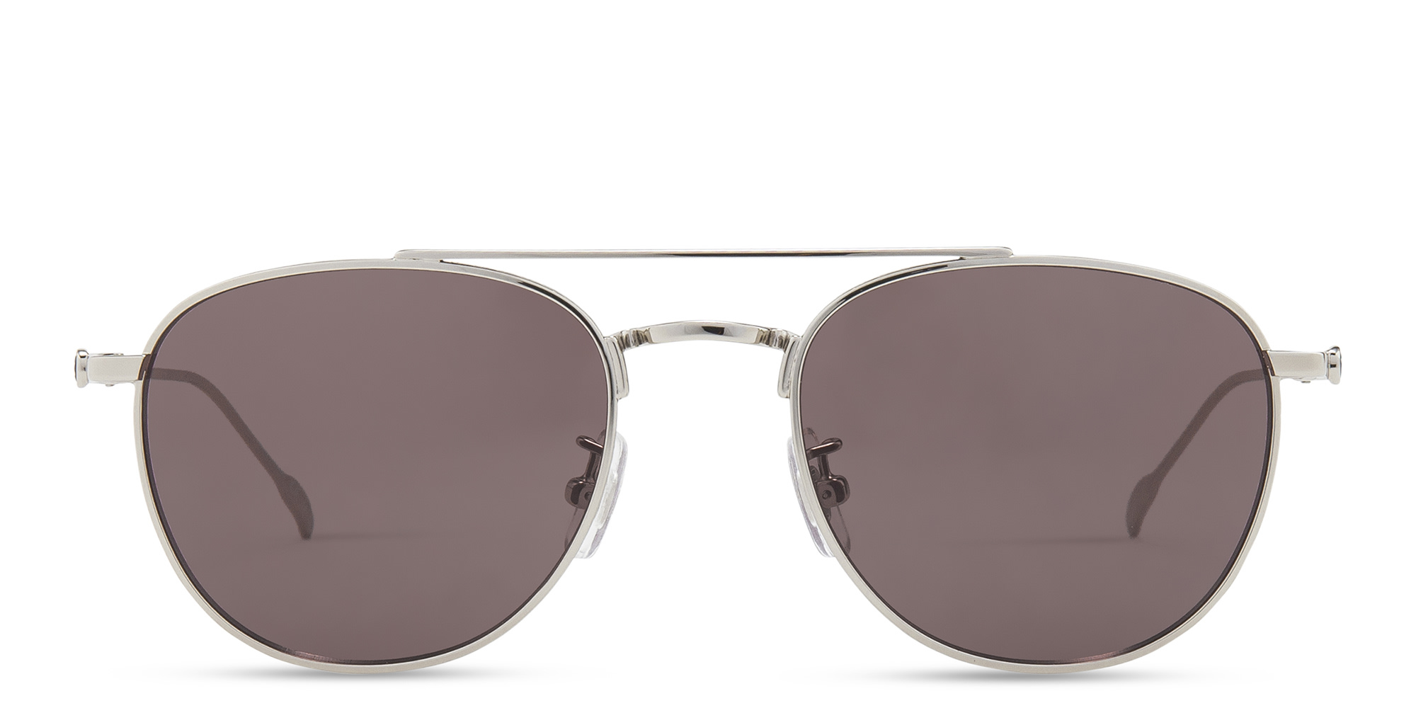MONTBLANC Pilot Sunglasses in Silver – Product Photo 1