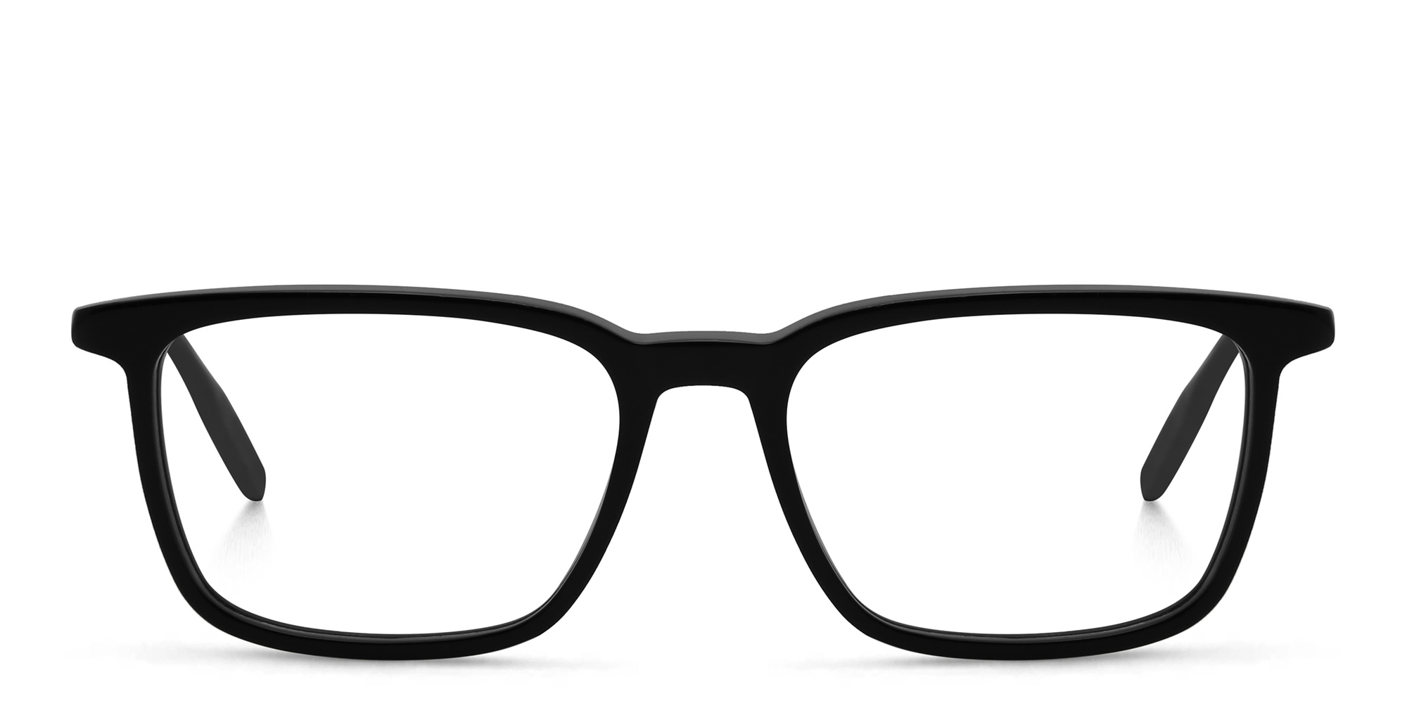 Shop MONTBLANC Square Eyeglasses in Black online.