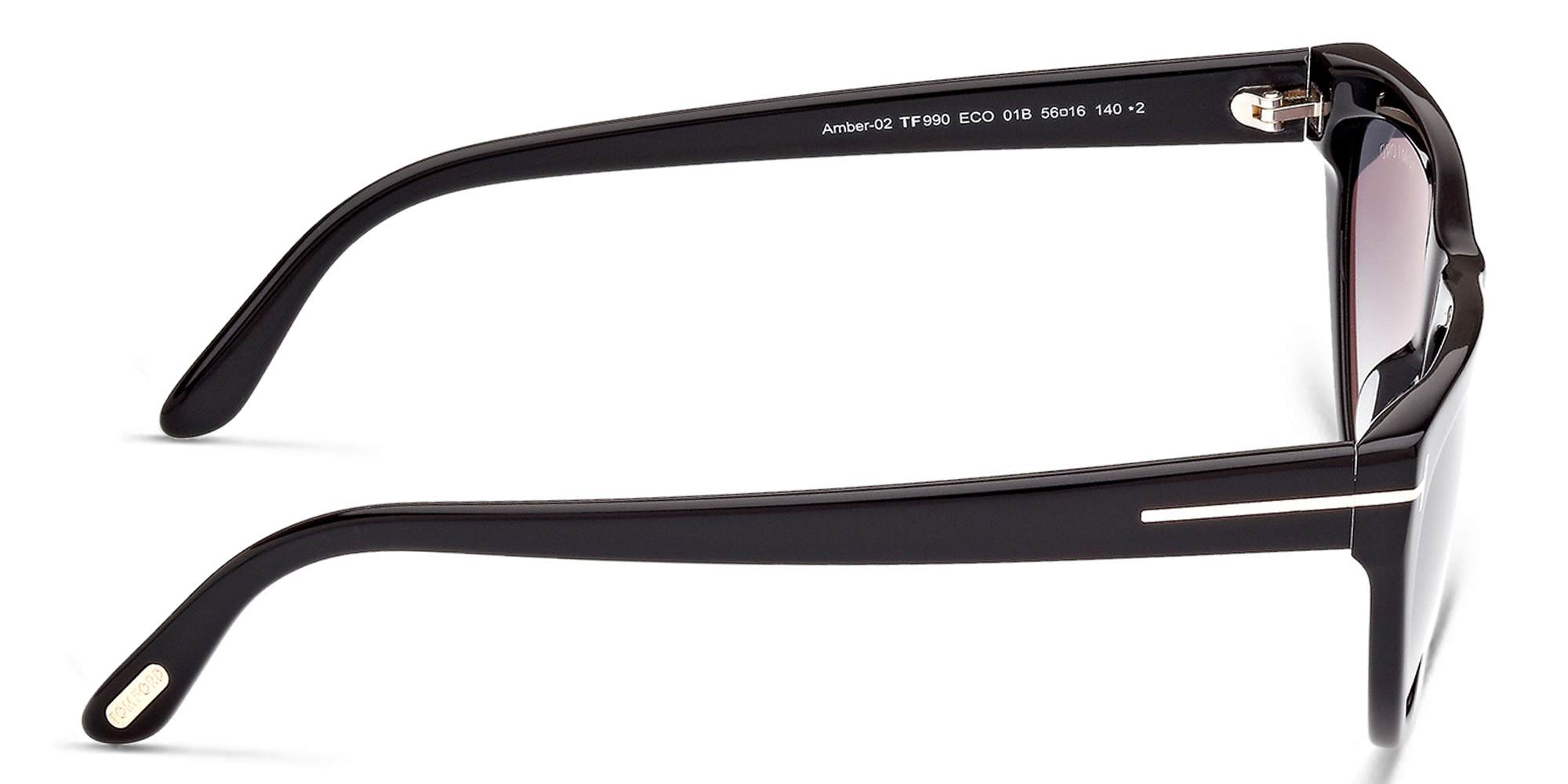 Shop TOM FORD Cat Eye Sunglasses in Shiny Black online.