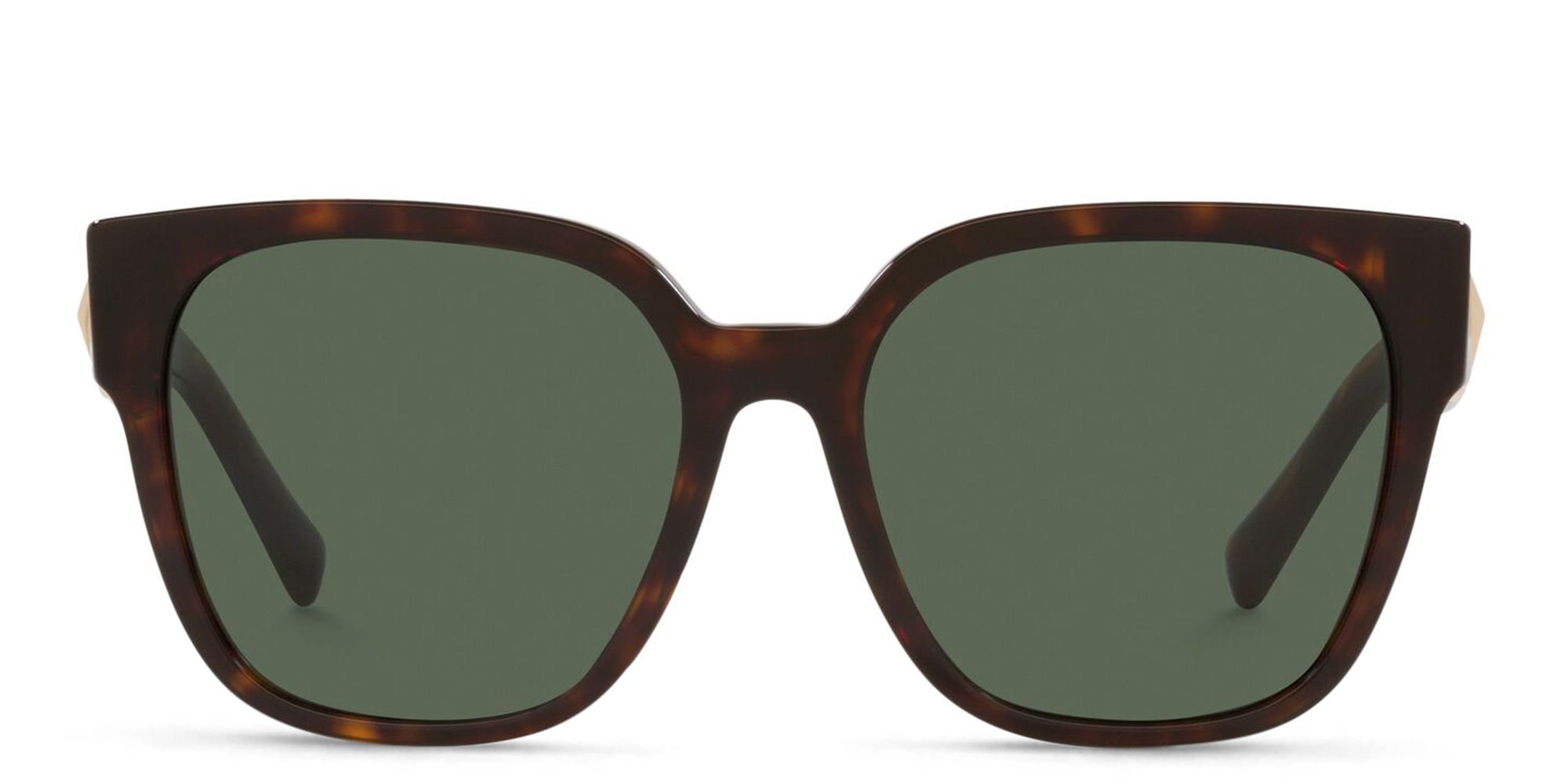 VALENTINO Stud Square Sunglasses in Havana – Product Photo 1