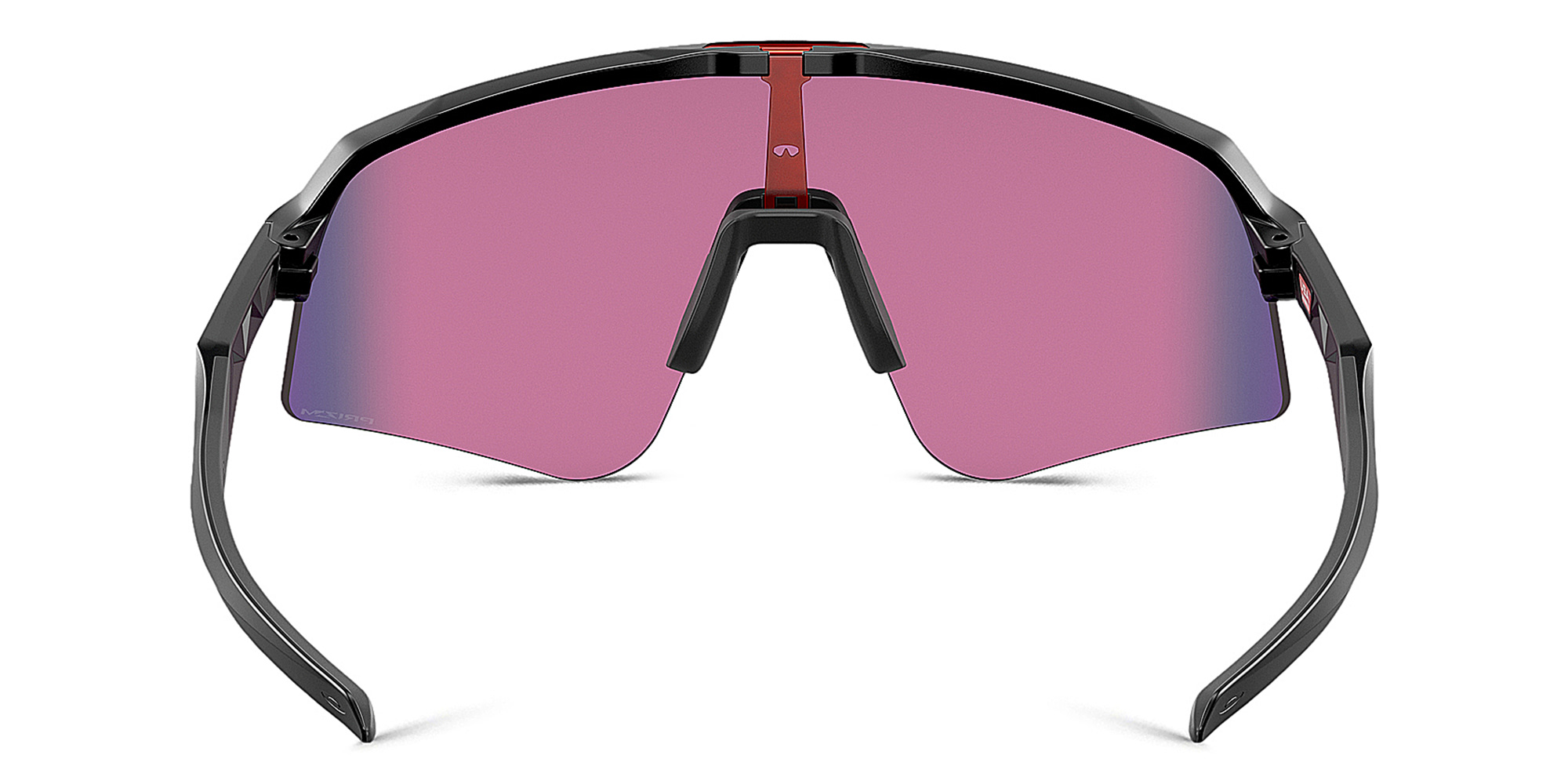 Shop Oakley Sutro Lite Sweep Half-Rim Rectangle Sunglasses in Black online.