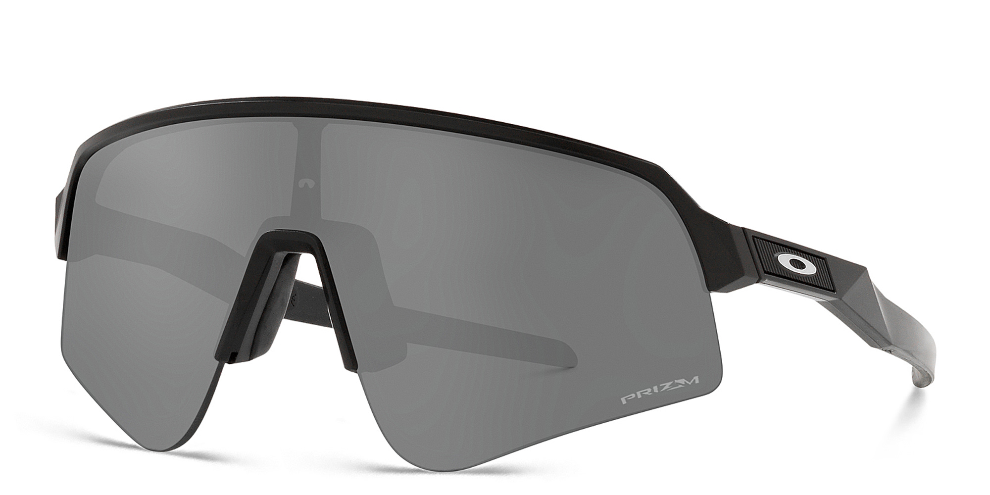 Shop Oakley Sutro Lite Sweep Half-Rim Rectangle Sunglasses in Black online.