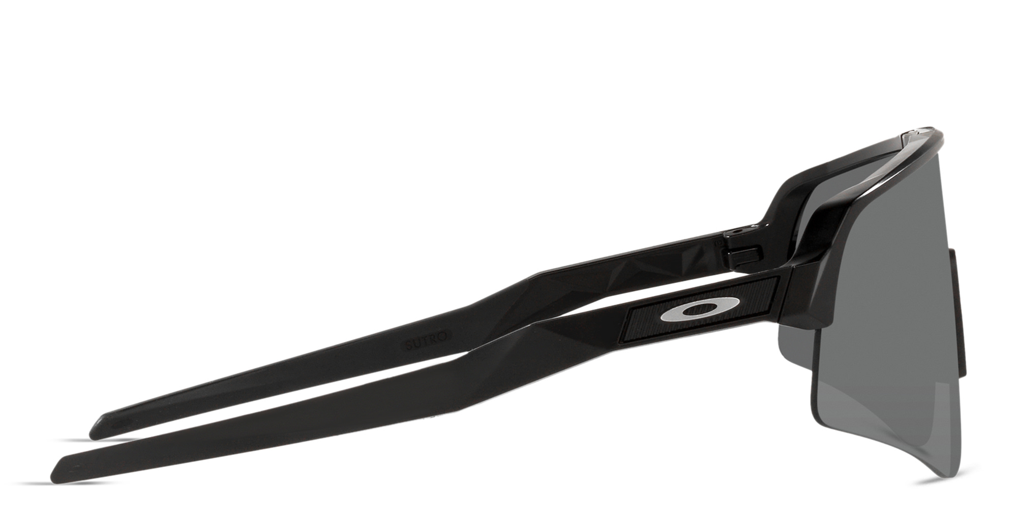 Shop Oakley Sutro Lite Sweep Half-Rim Rectangle Sunglasses in Black online.