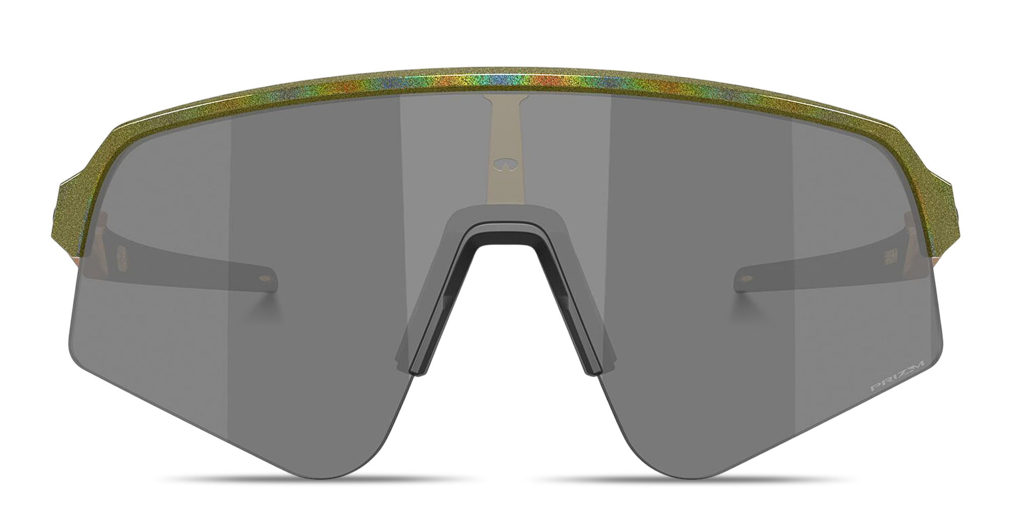 Shop Oakley Sutro Lite Sweep Half-Rim Mask Sunglasses in Fern Spacedust online.