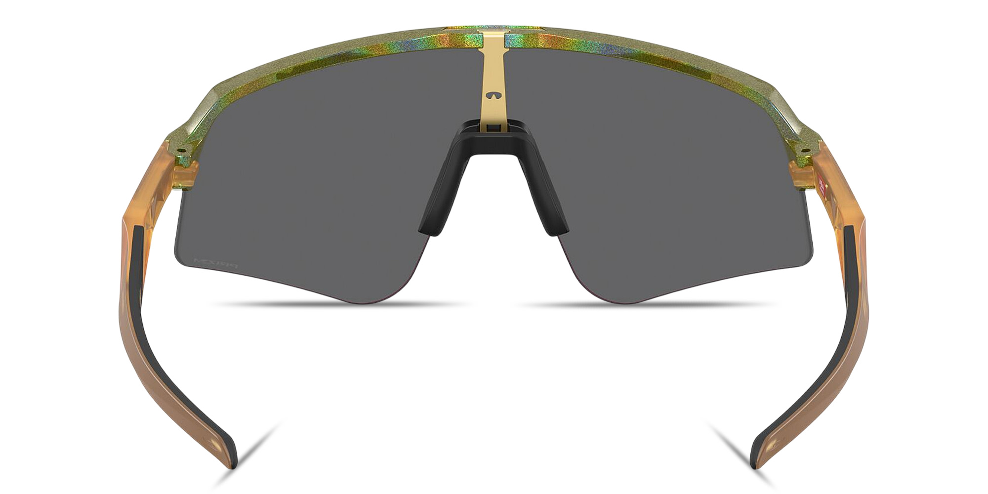 Shop Oakley Sutro Lite Sweep Half-Rim Mask Sunglasses in Fern Spacedust online.