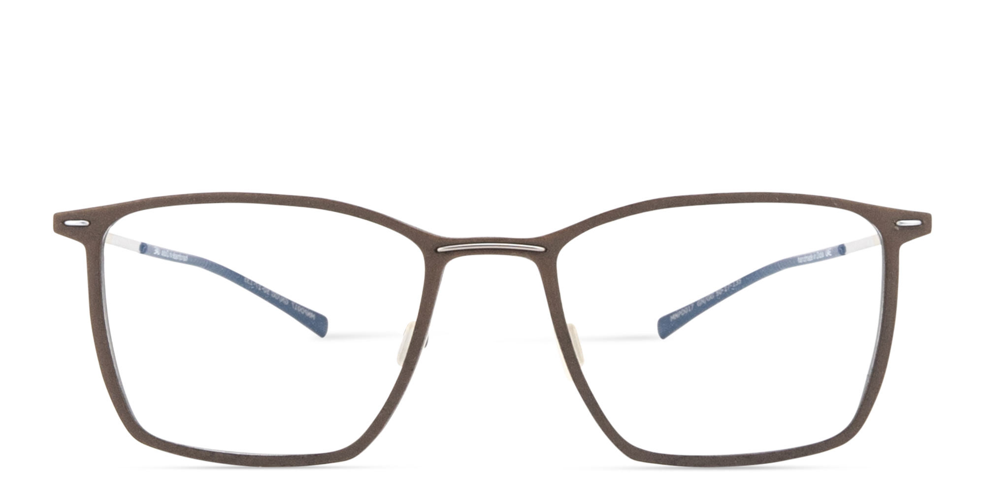 Shop MONOGRAM Rectangle Eyeglasses in Brown online.