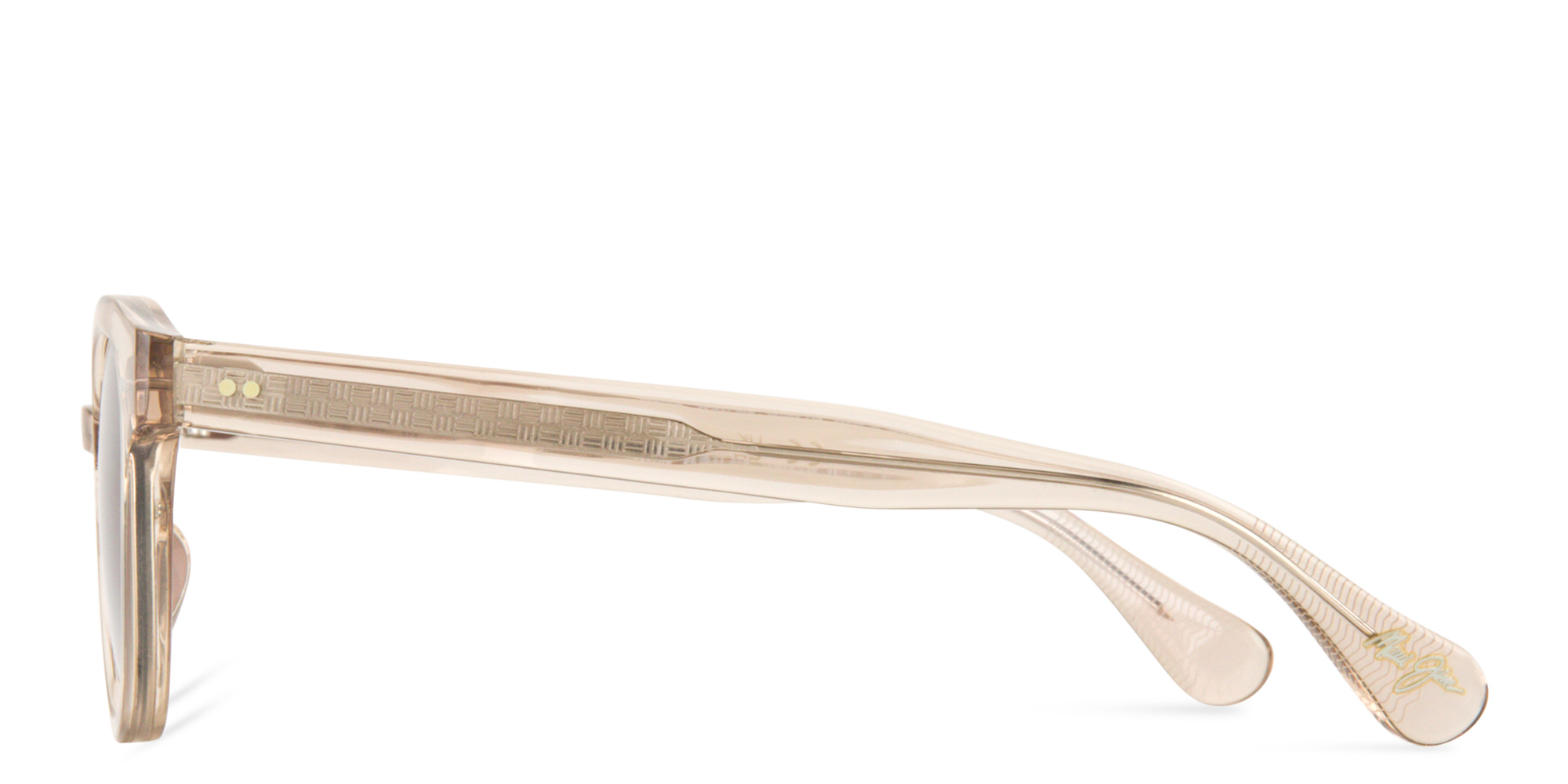 Maui Jim Joy Ride Unisex Round Sunglasses in Rose Gold – Product Photo 4