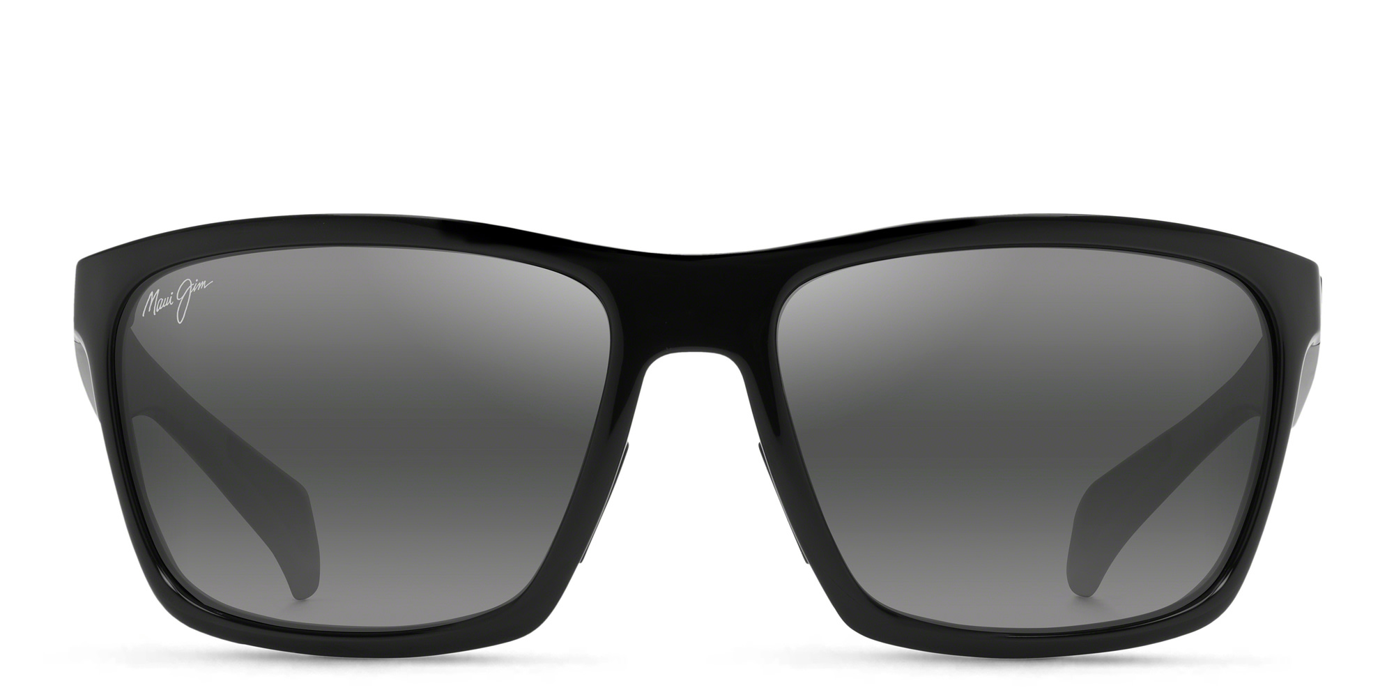 نظارة شمسية ماكاو بإطار مستطيل من ماوي جيم بلون أسود - صورة المنتج 1