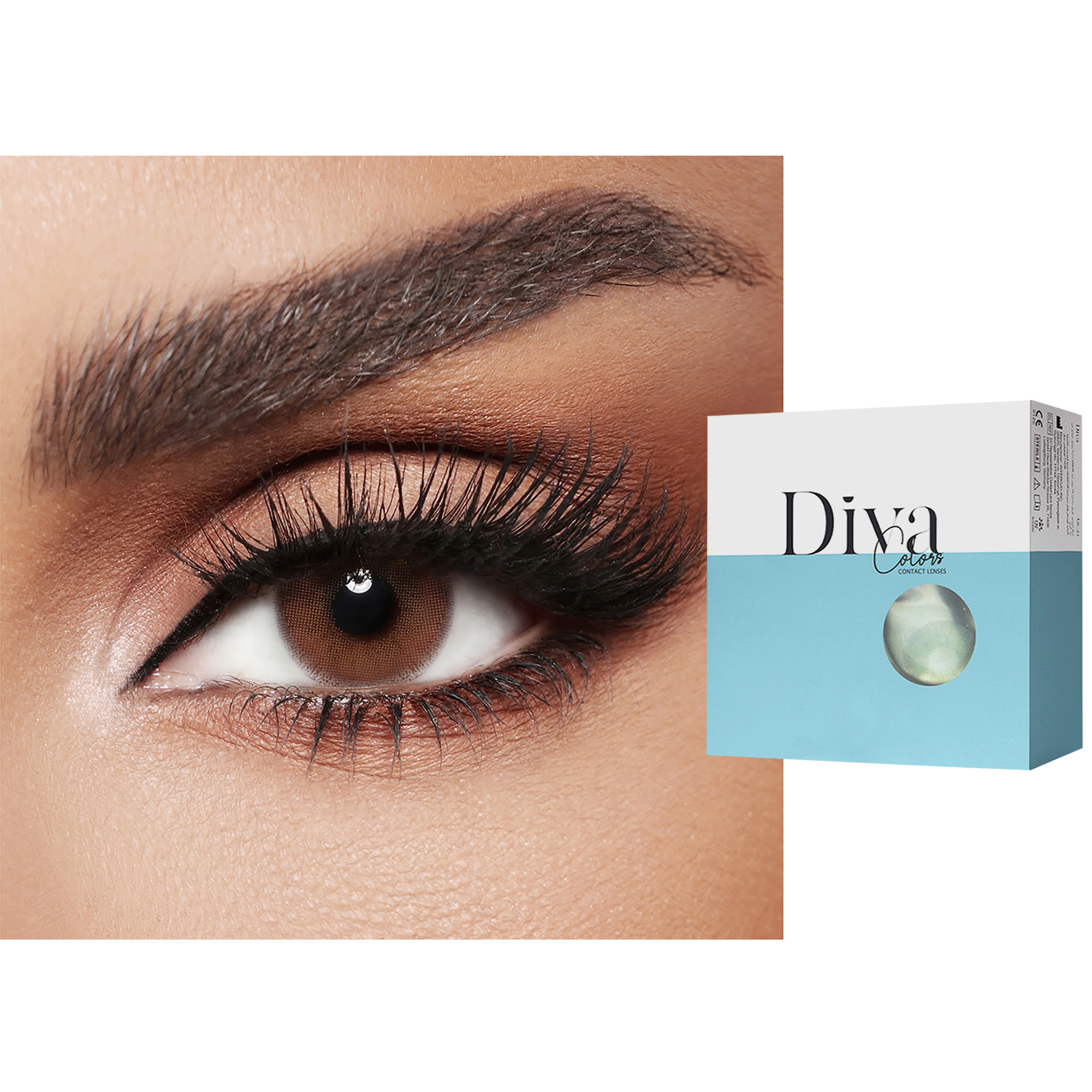 Shop DIVA Monthly Color Contact Lenses - Amande online.