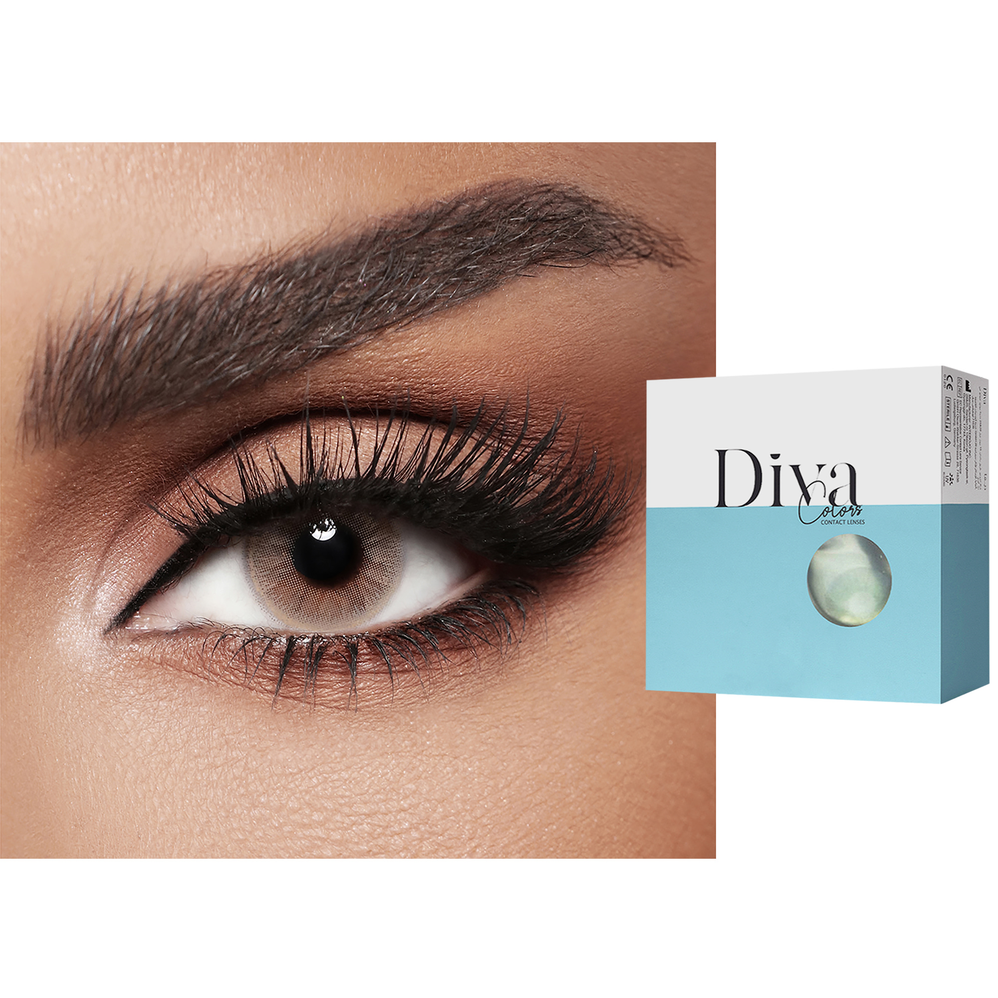 Shop DIVA Monthly Color Contact Lenses - Clay online.
