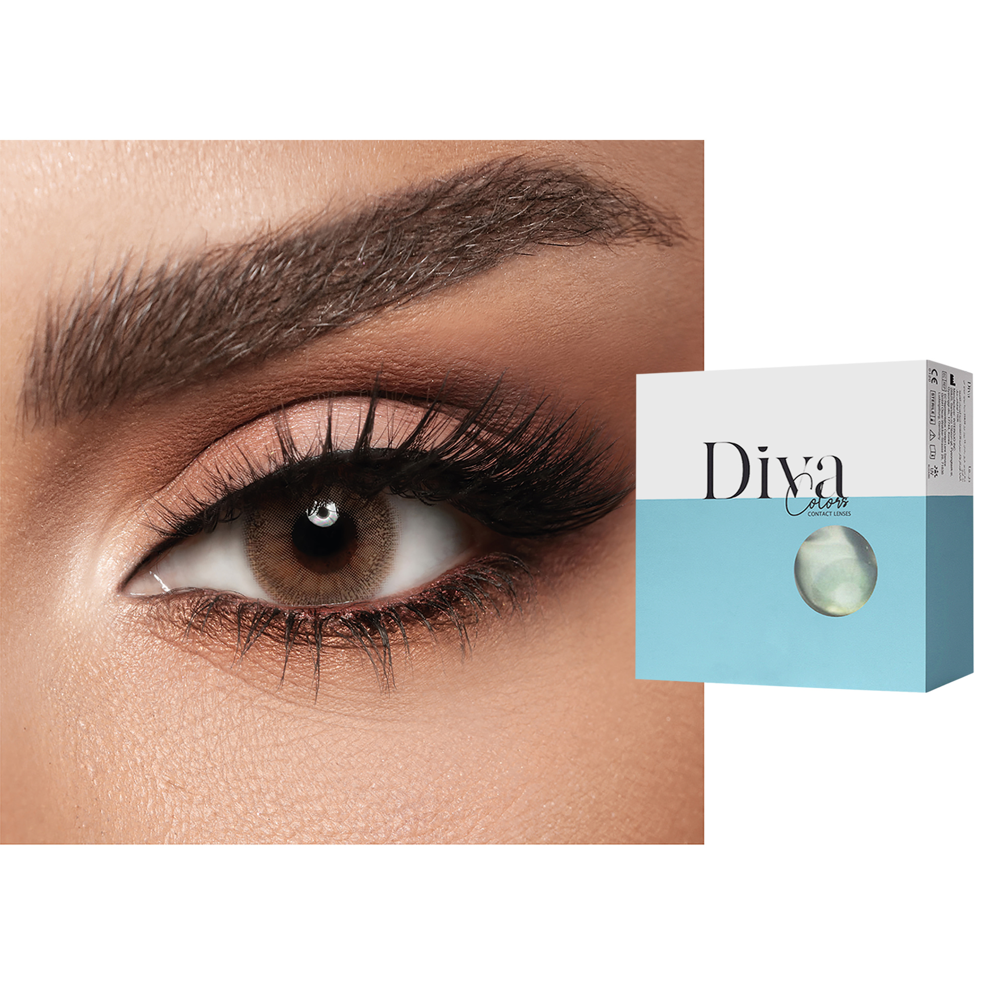 DIVA Monthly Color Contact Lenses - Lava – Product Photo 1