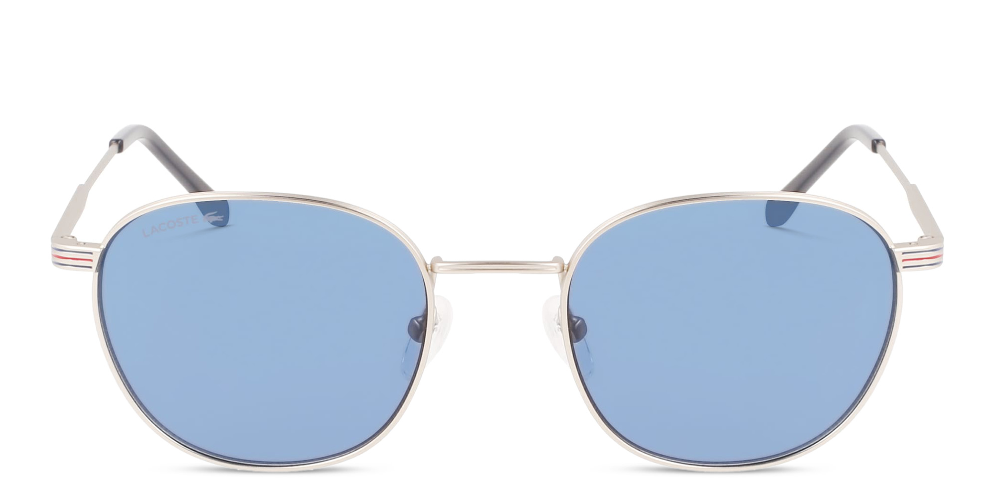 Lacoste Round Sunglasses in Silver – Product Photo 1