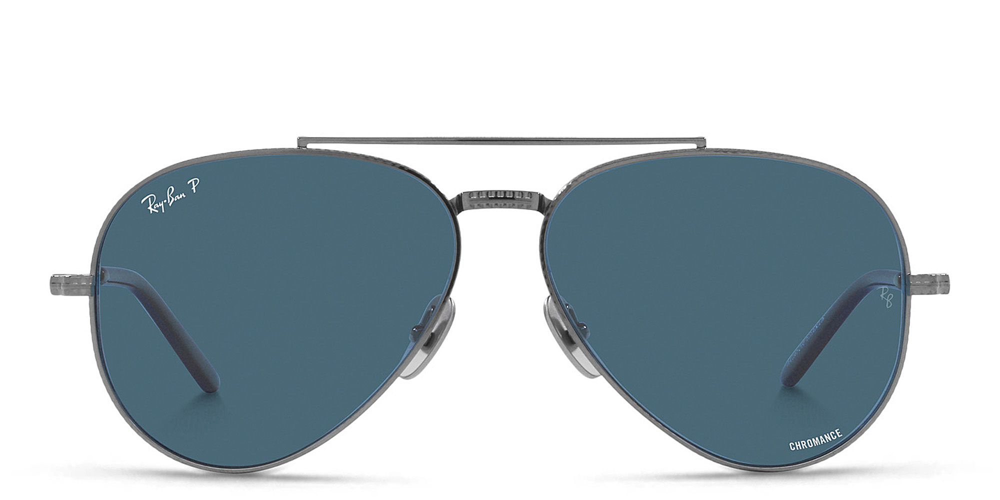 Shop Ray-Ban Unisex Pilot Sunglasses in Gunmetal online.