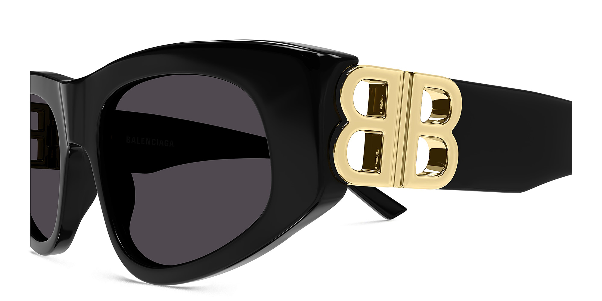BALENCIAGA Dynasty D-Frame Cat-Eye Sunglasses in Black – Product Photo 3