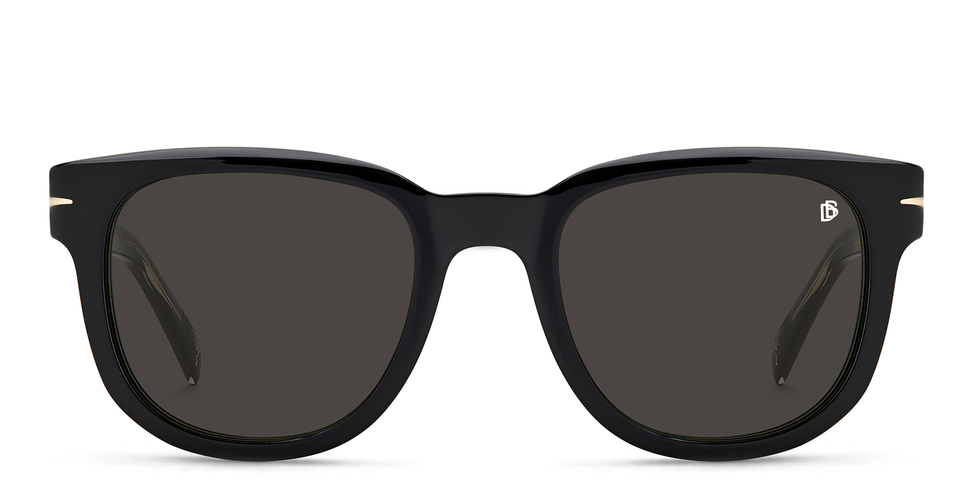 DAVID BECKHAM Square Sunglasses in Black – Product Photo 1