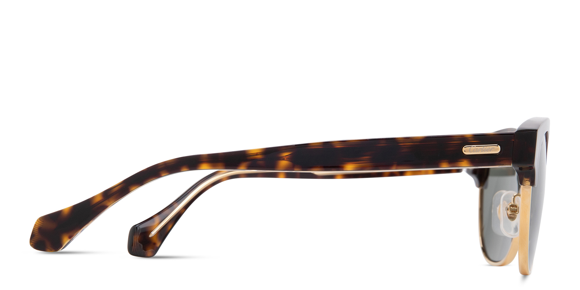 تسوق نظارات شمسية سينياتور سي دو كارتييه بإطار مربّع كارتييه بلون مموه أونلاين.