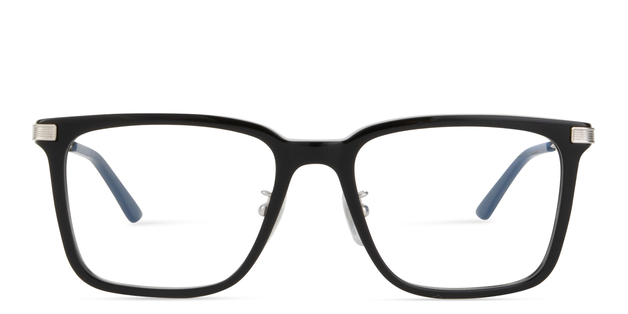 Shop Cartier Première de Cartier Square Eyeglasses in Black online.