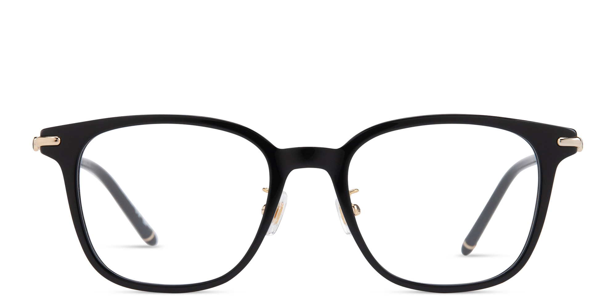 MONTBLANC Square Eyeglasses in Black – Product Photo 1