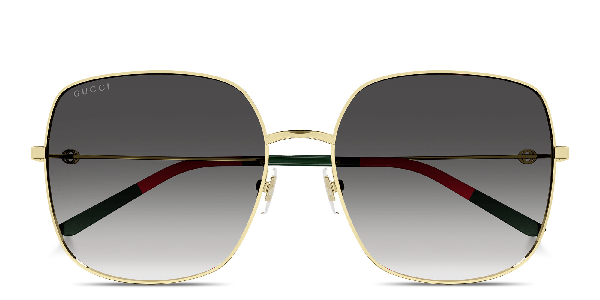 GUCCI Interlocking G Oversized Butterfly Sunglasses in Gold – Product Photo 1