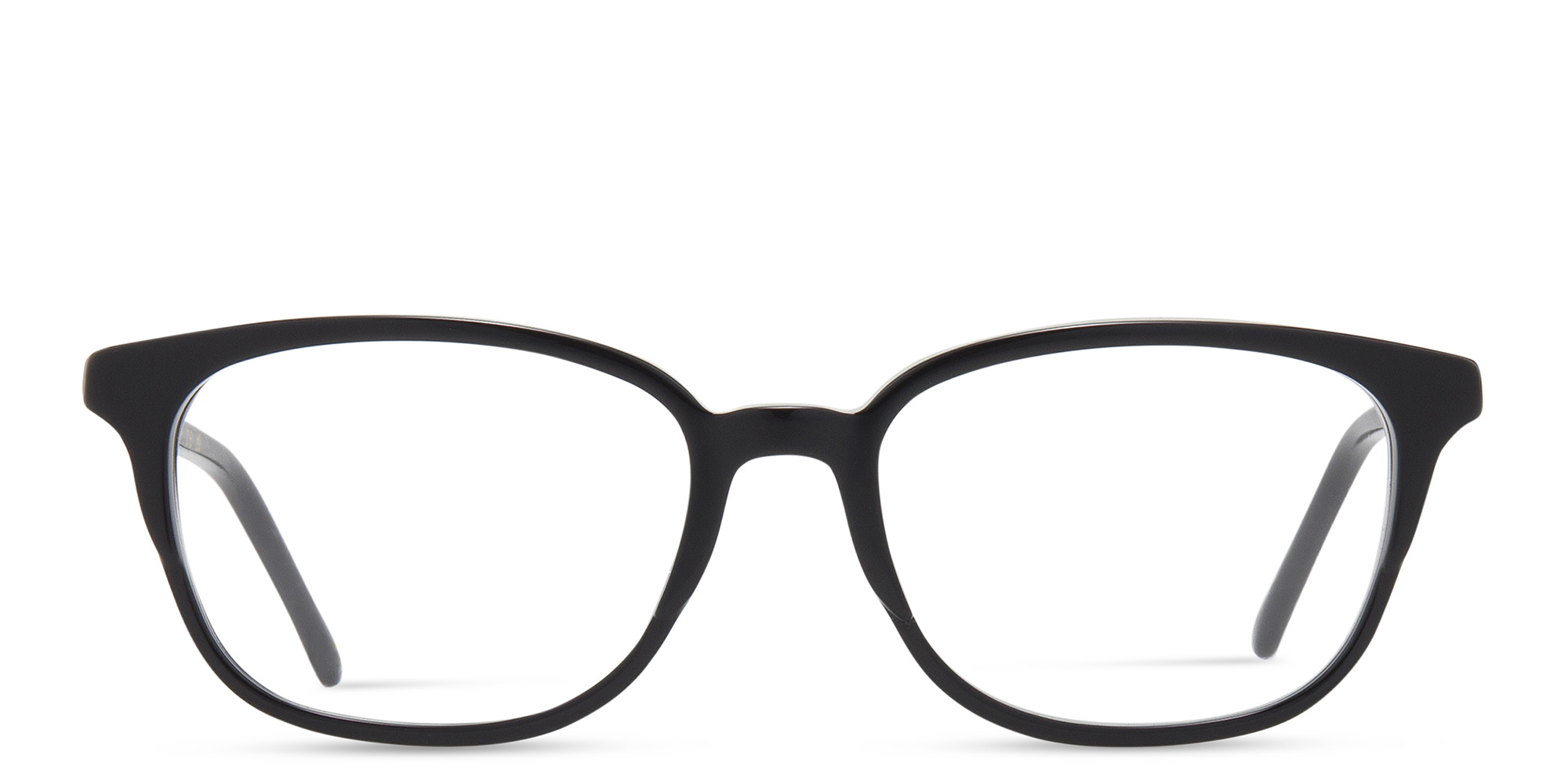 Shop GUCCI Rectangle Eyeglasses in Black online.