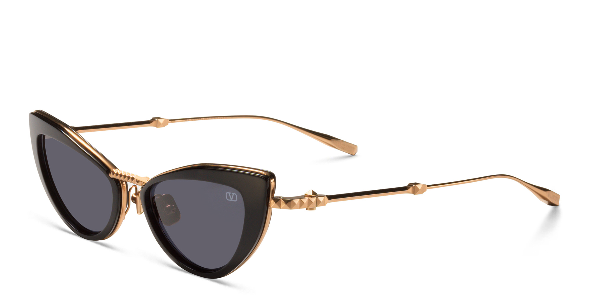 نظارات شمسية ڤالنتينو VIII طراز كات آي من فالنتينو بلون أسود - صورة المنتج 2