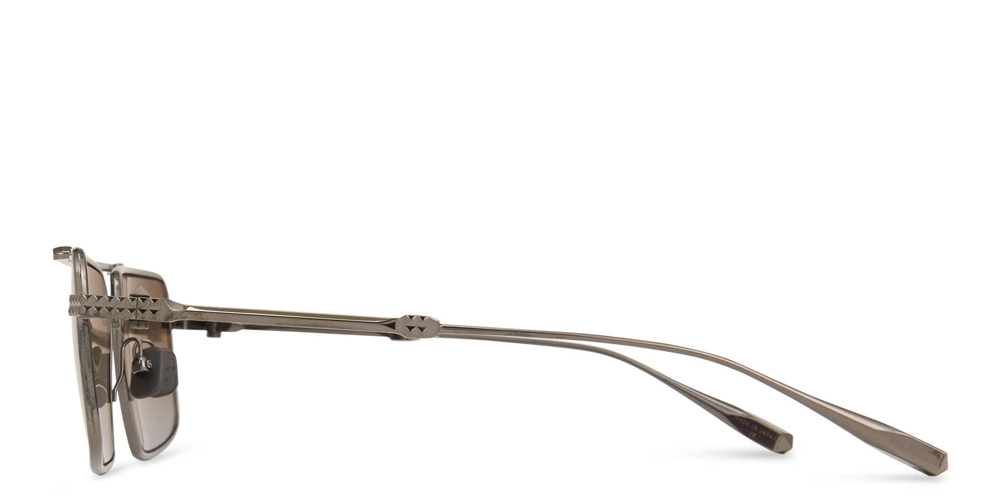 Shop VALENTINO Unisex Aviator Sunglasses in Black online.