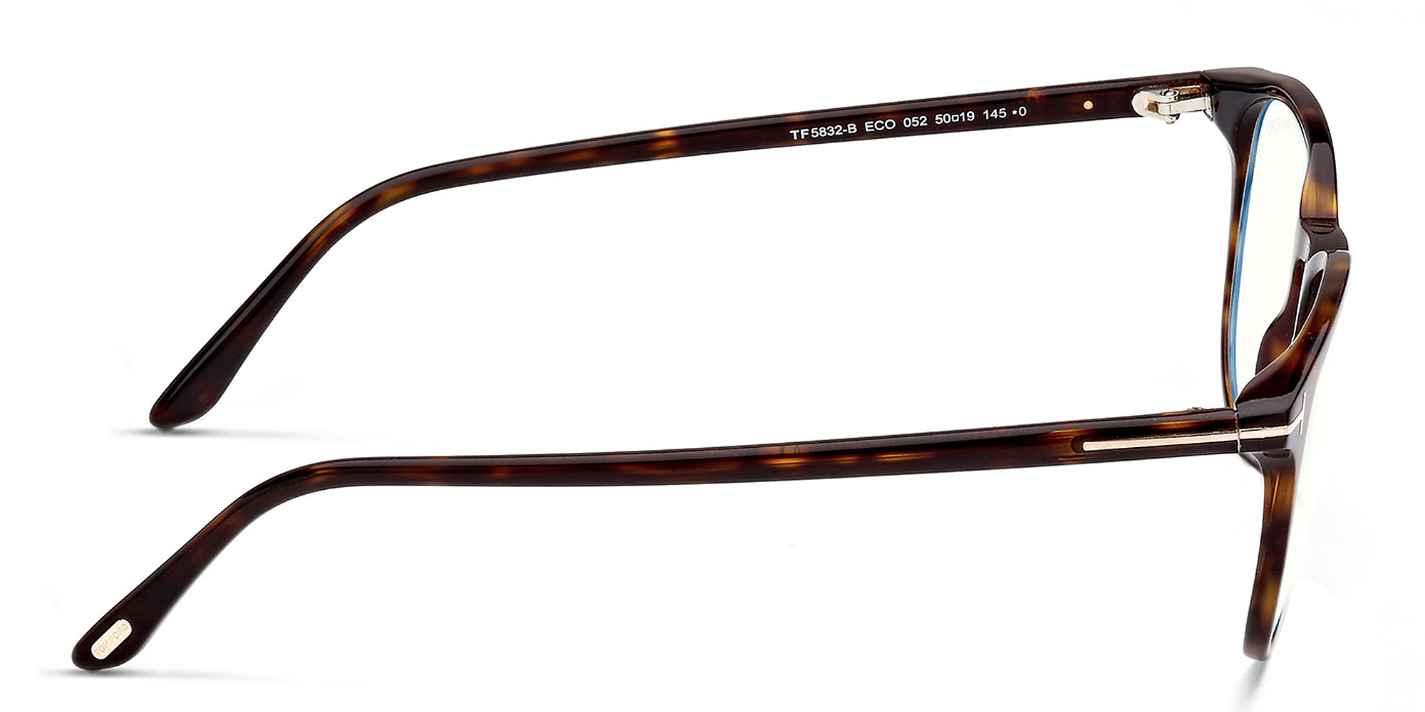 Shop TOM FORD Round Eyeglasses in Dark Havana online.