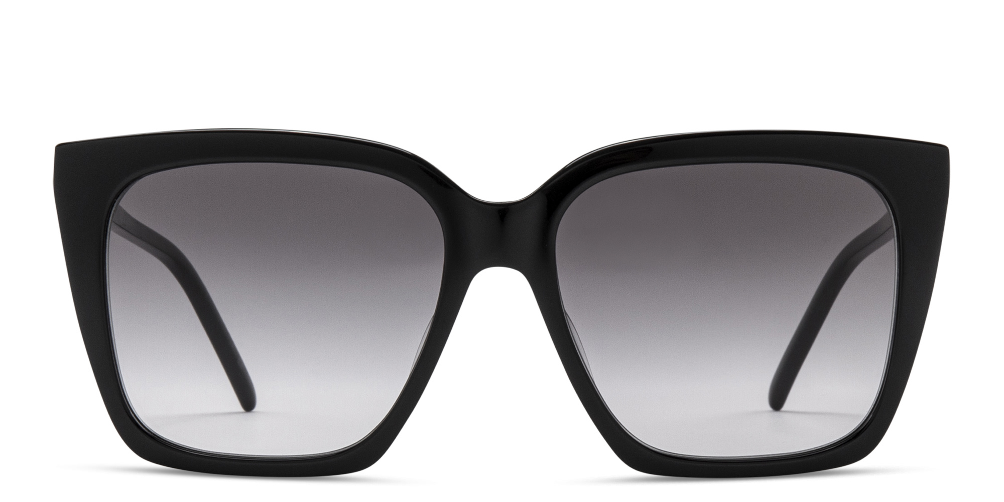 Shop SAINT LAURENT Cat-Eye Sunglasses in Black online.