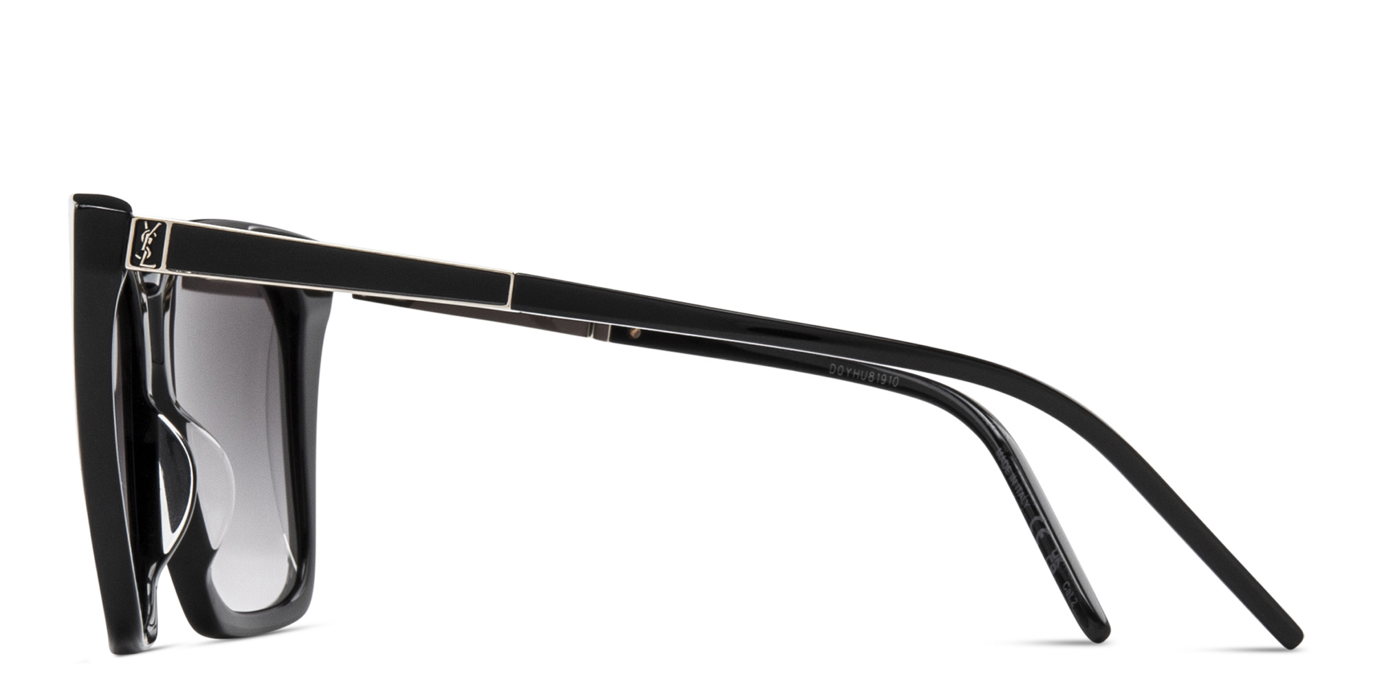 Shop SAINT LAURENT Cat-Eye Sunglasses in Black online.