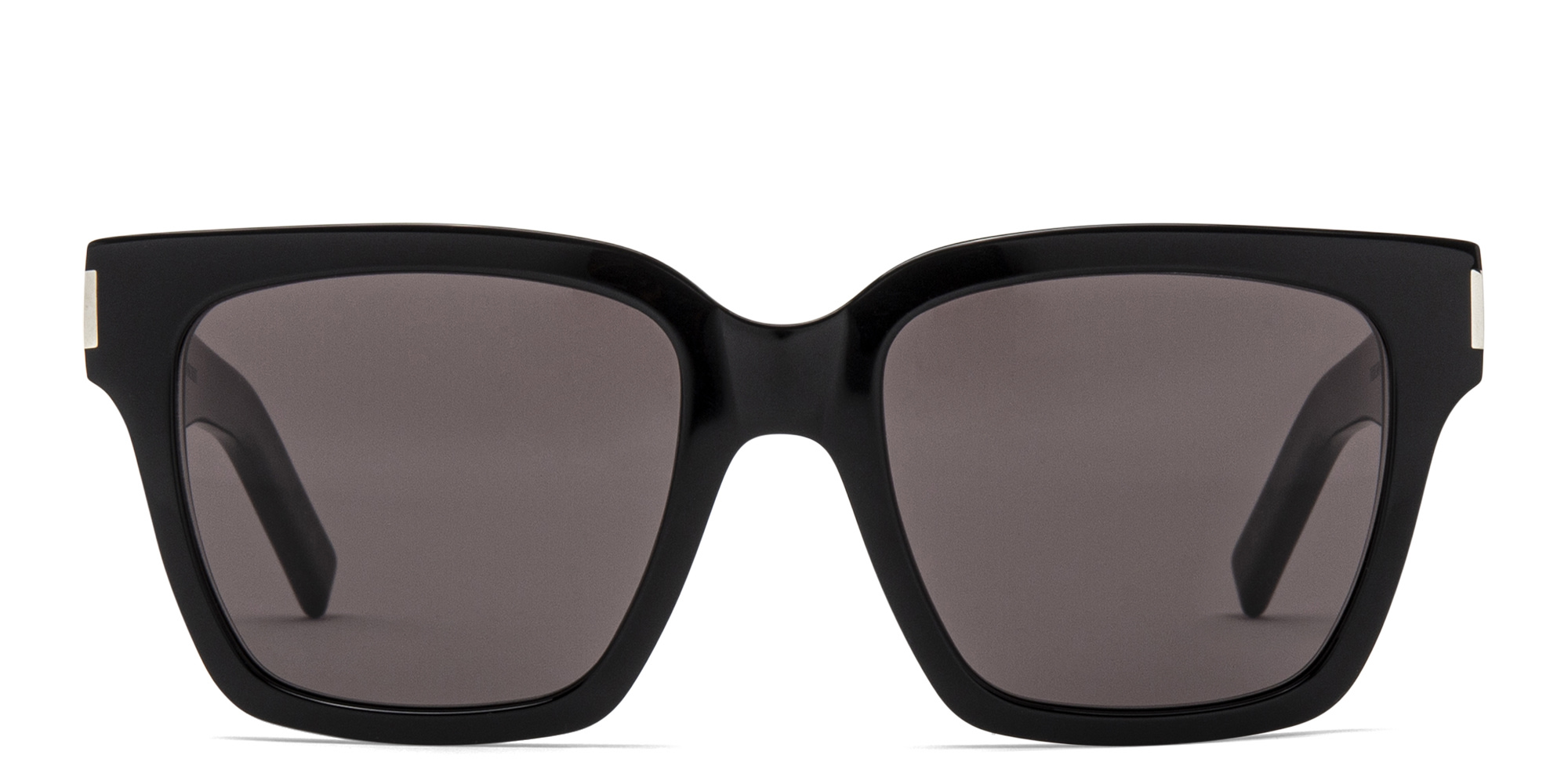 Shop SAINT LAURENT Unisex Square Sunglasses in Black online.