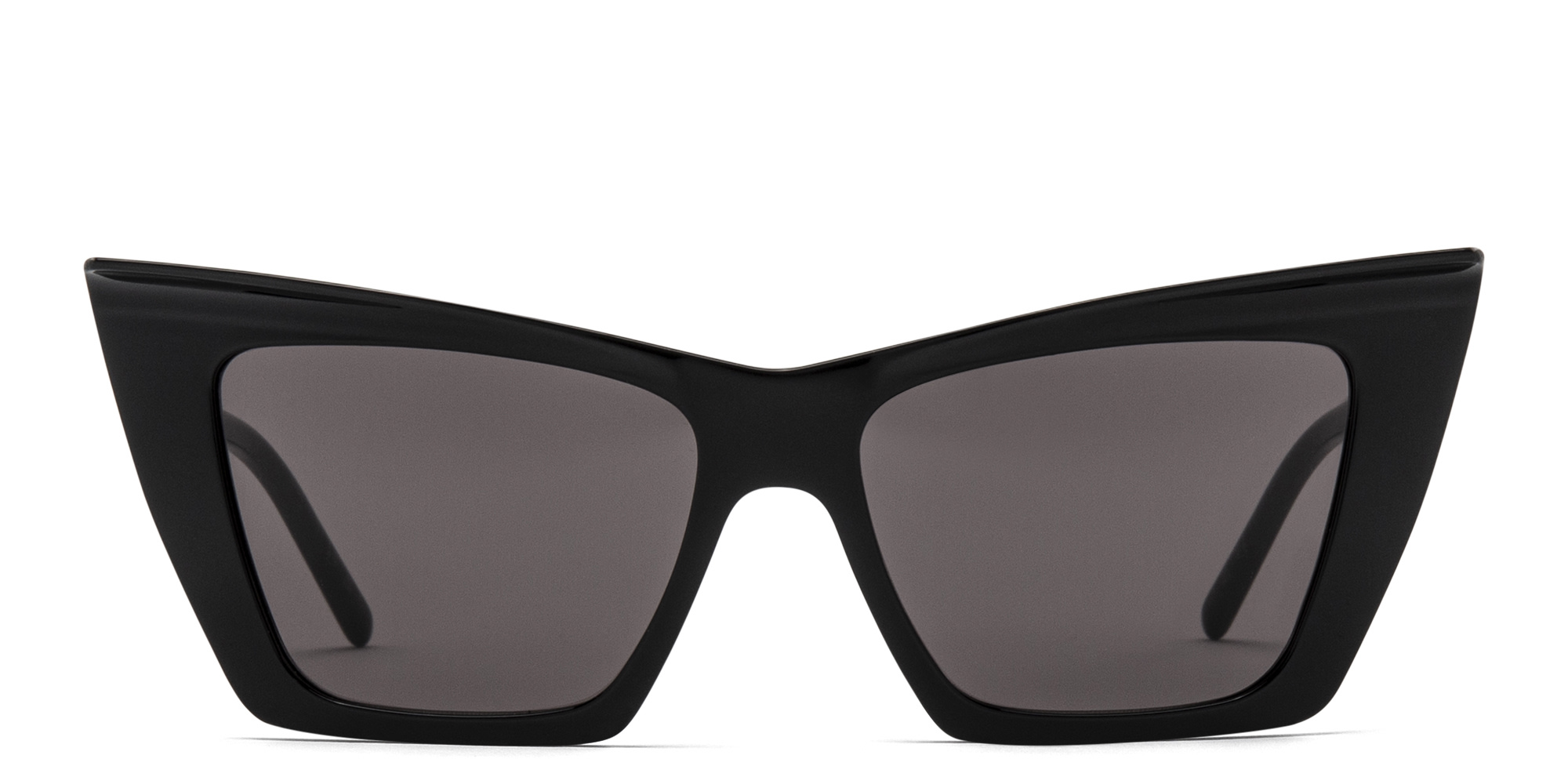 Shop SAINT LAURENT Cat-Eye Sunglasses in Black online.