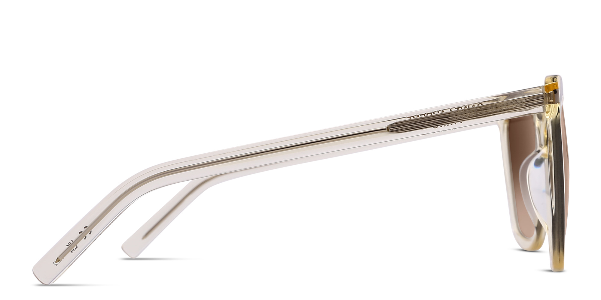 SAINT LAURENT Cat-Eye Sunglasses in Yellow – Product Photo 4